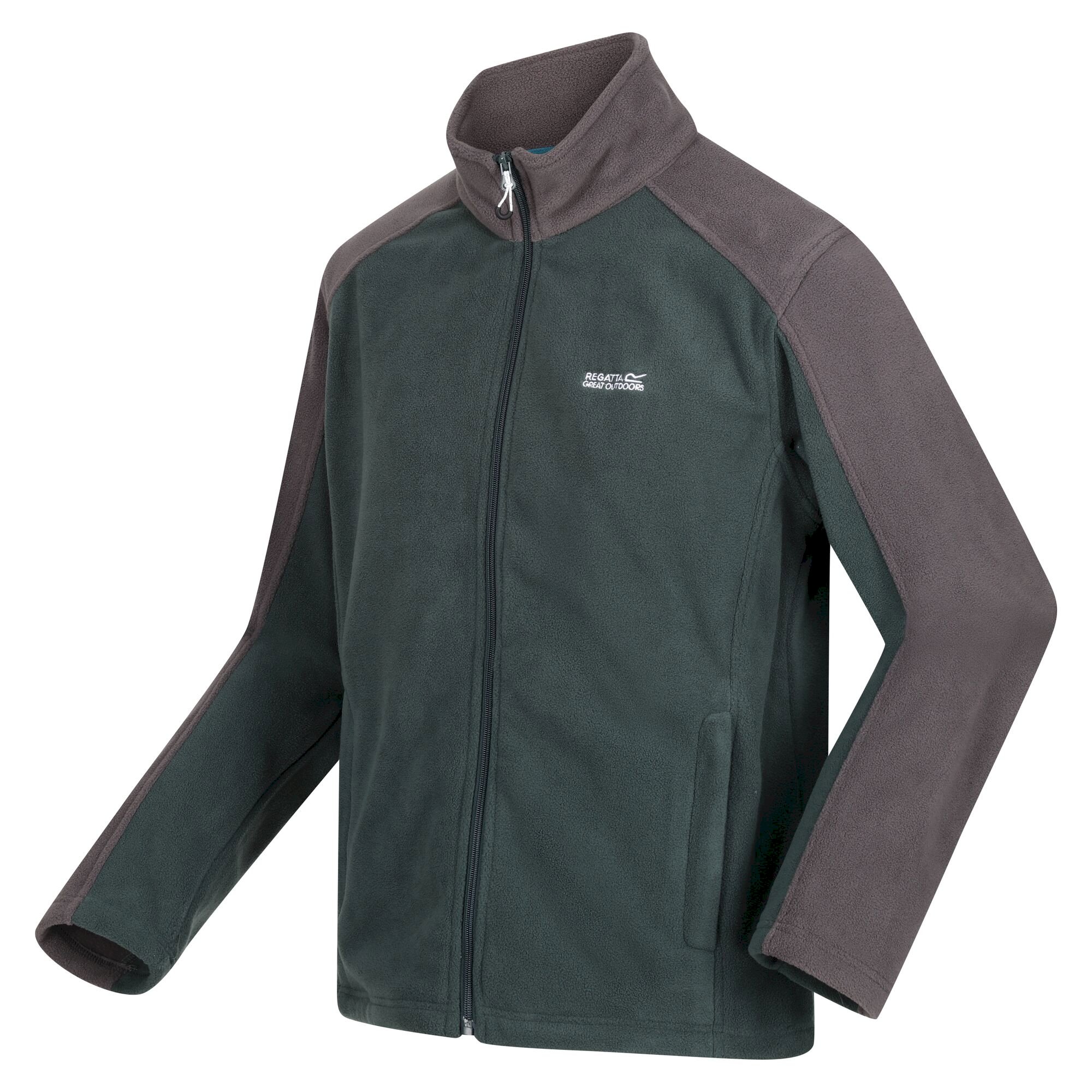 Men's Hedman II Heavyweight Full Zip Fleece | Green Gables Dark Grey