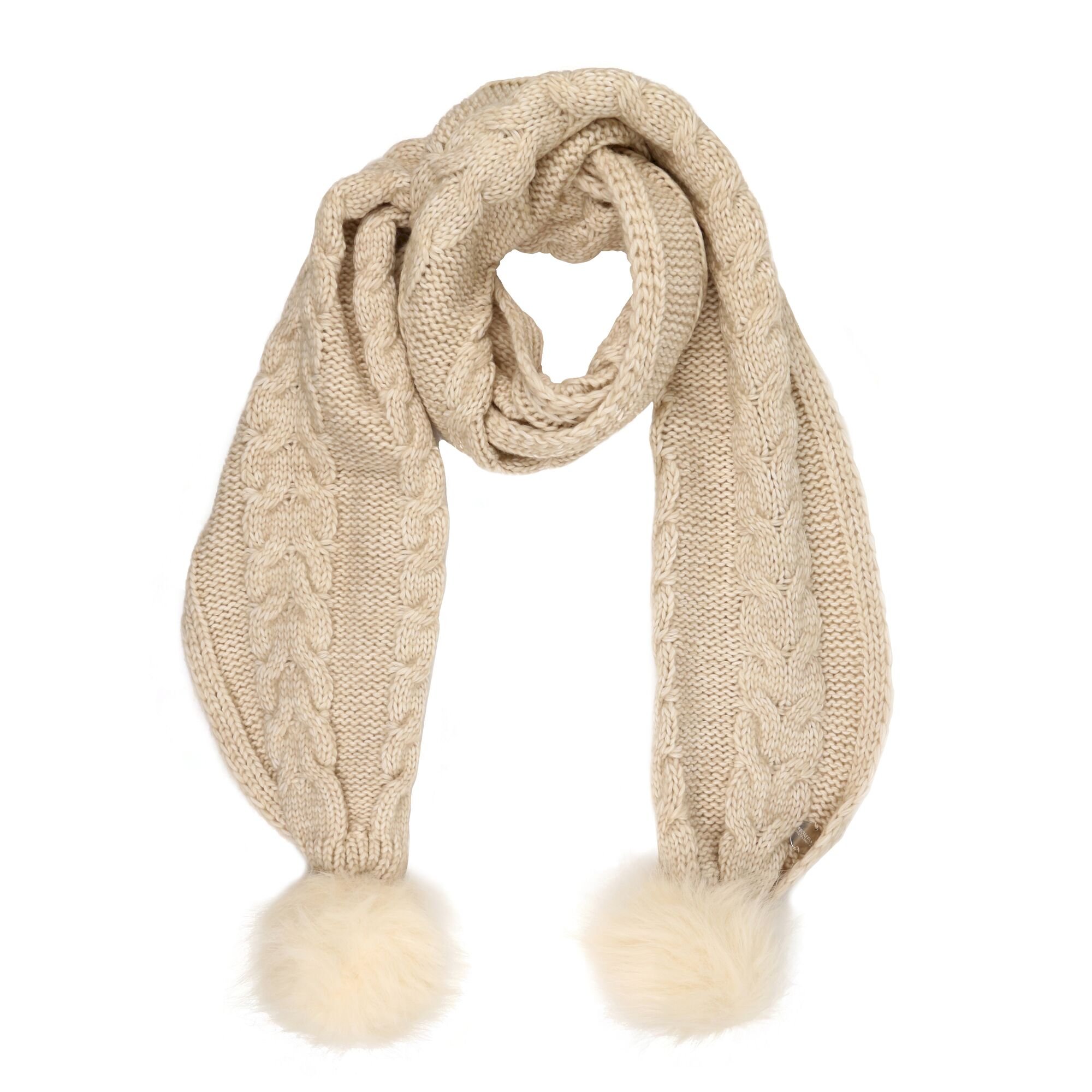 Women's Lovella Bobble Scarf III | Light Vanilla