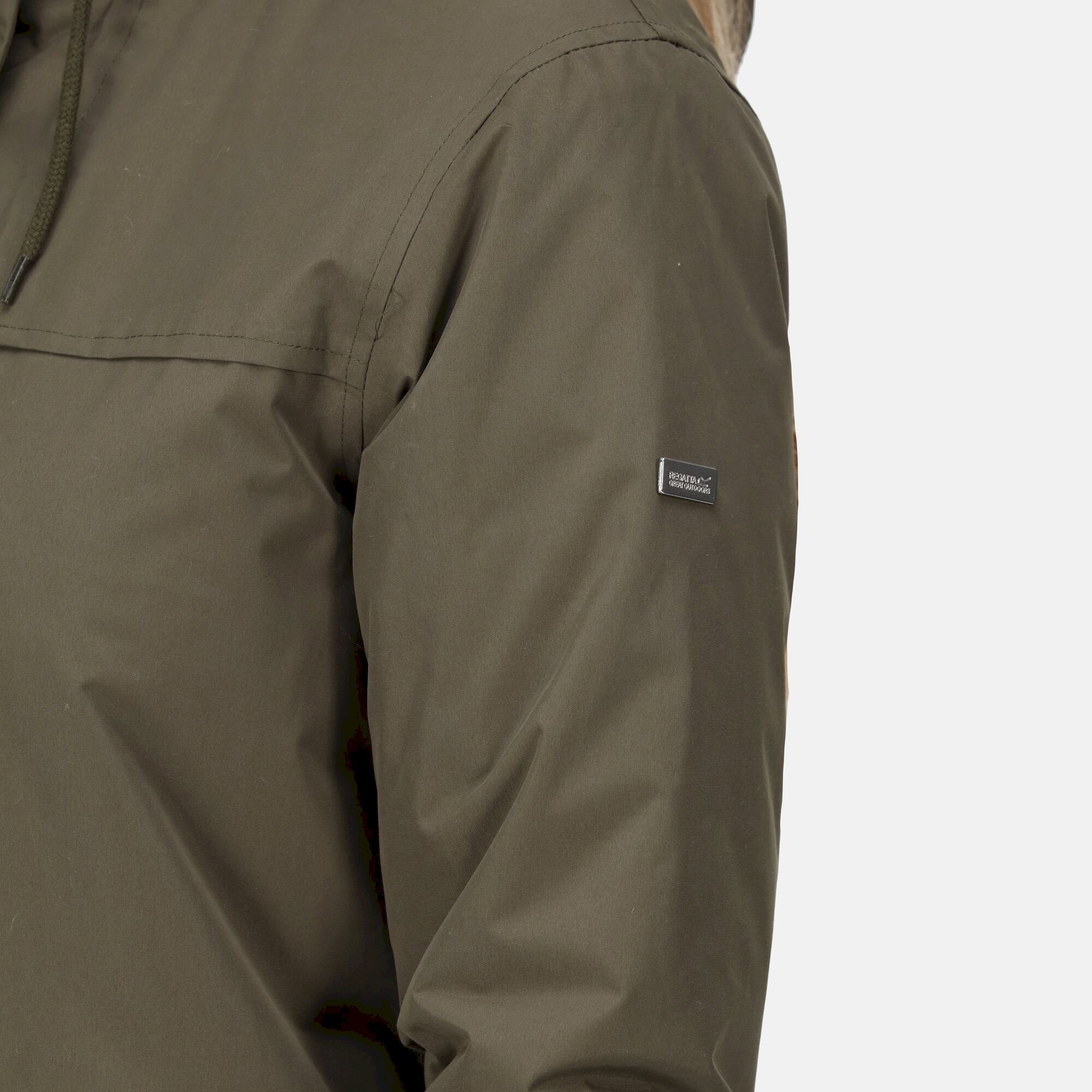 Women's Bria Fur Lined Waterproof Jacket | Dark Khaki