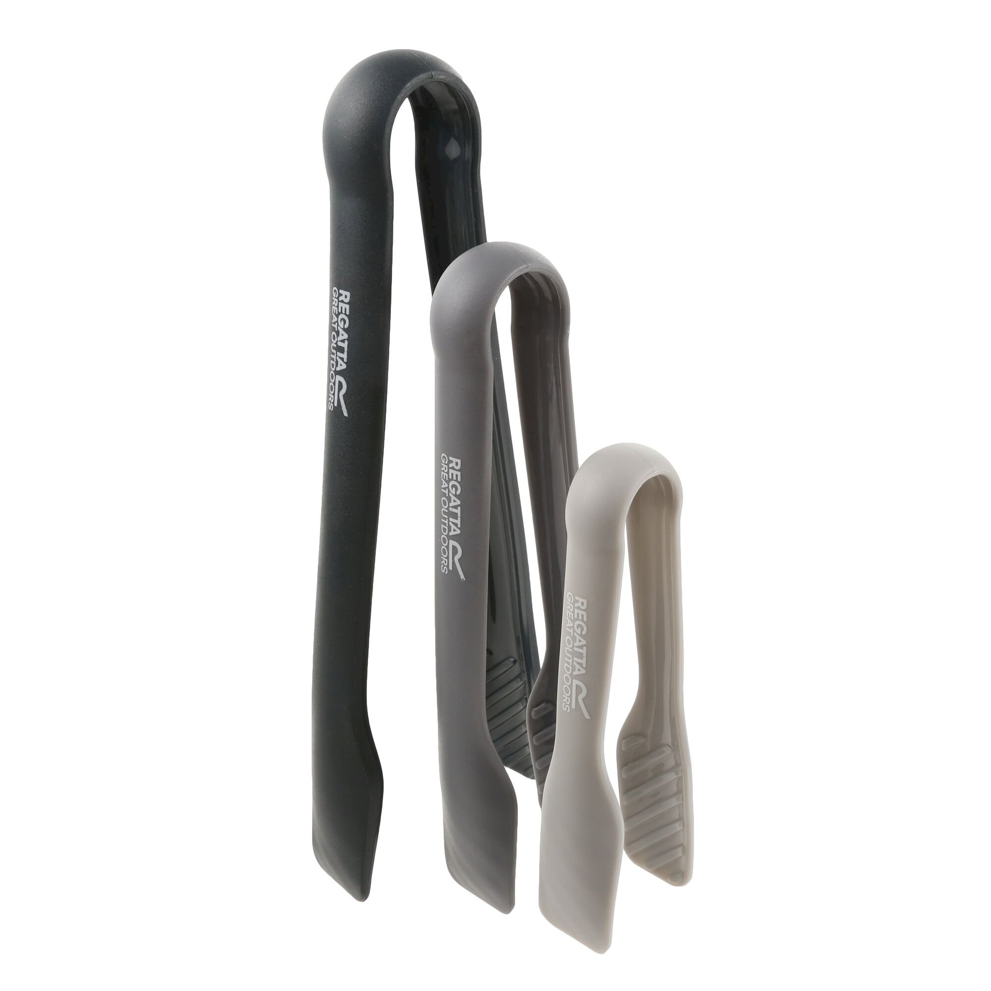 3 Pack Tong Cook Utensils | Ebony Grey