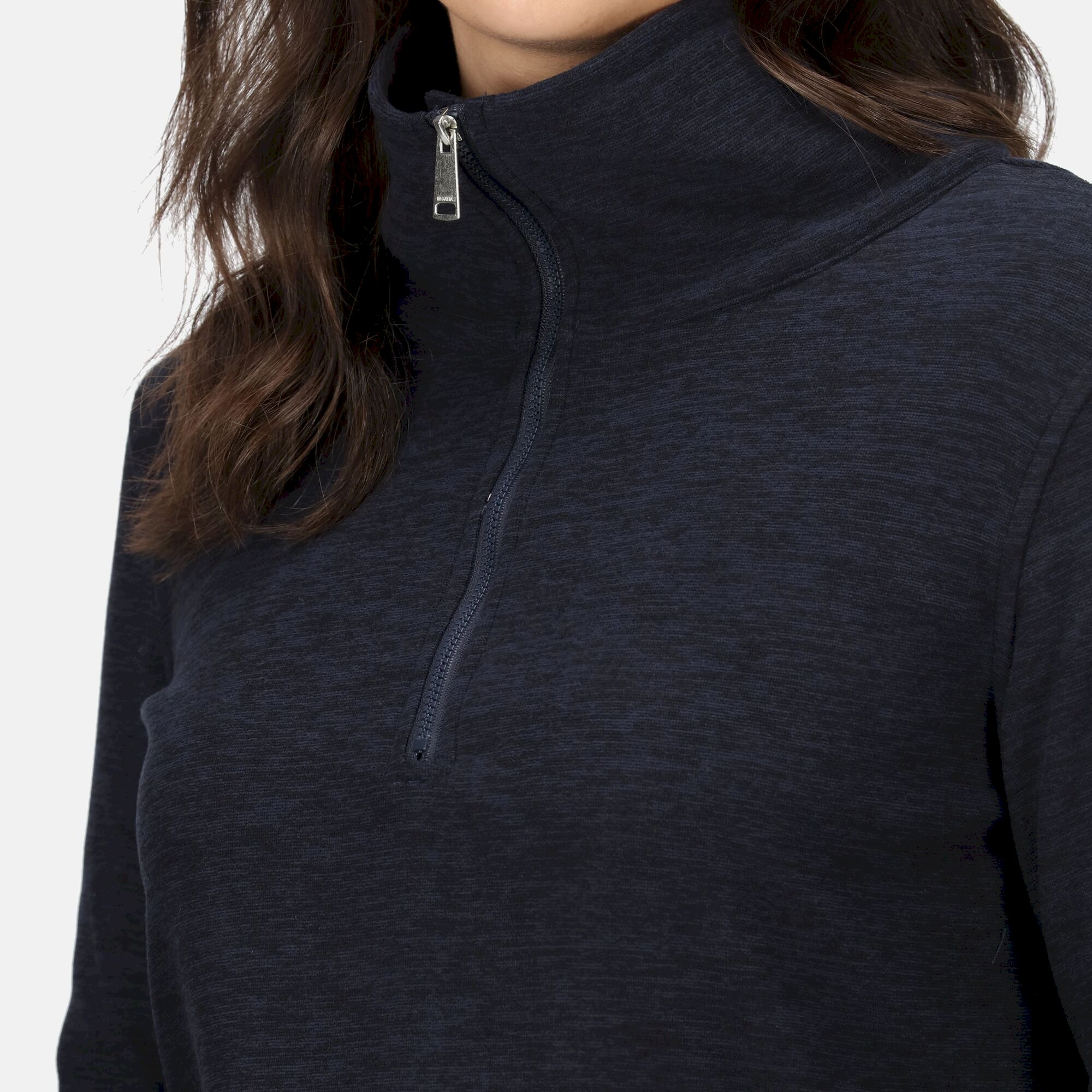 Women's Kizmit Half Zip Fleece | Navy Black Marl