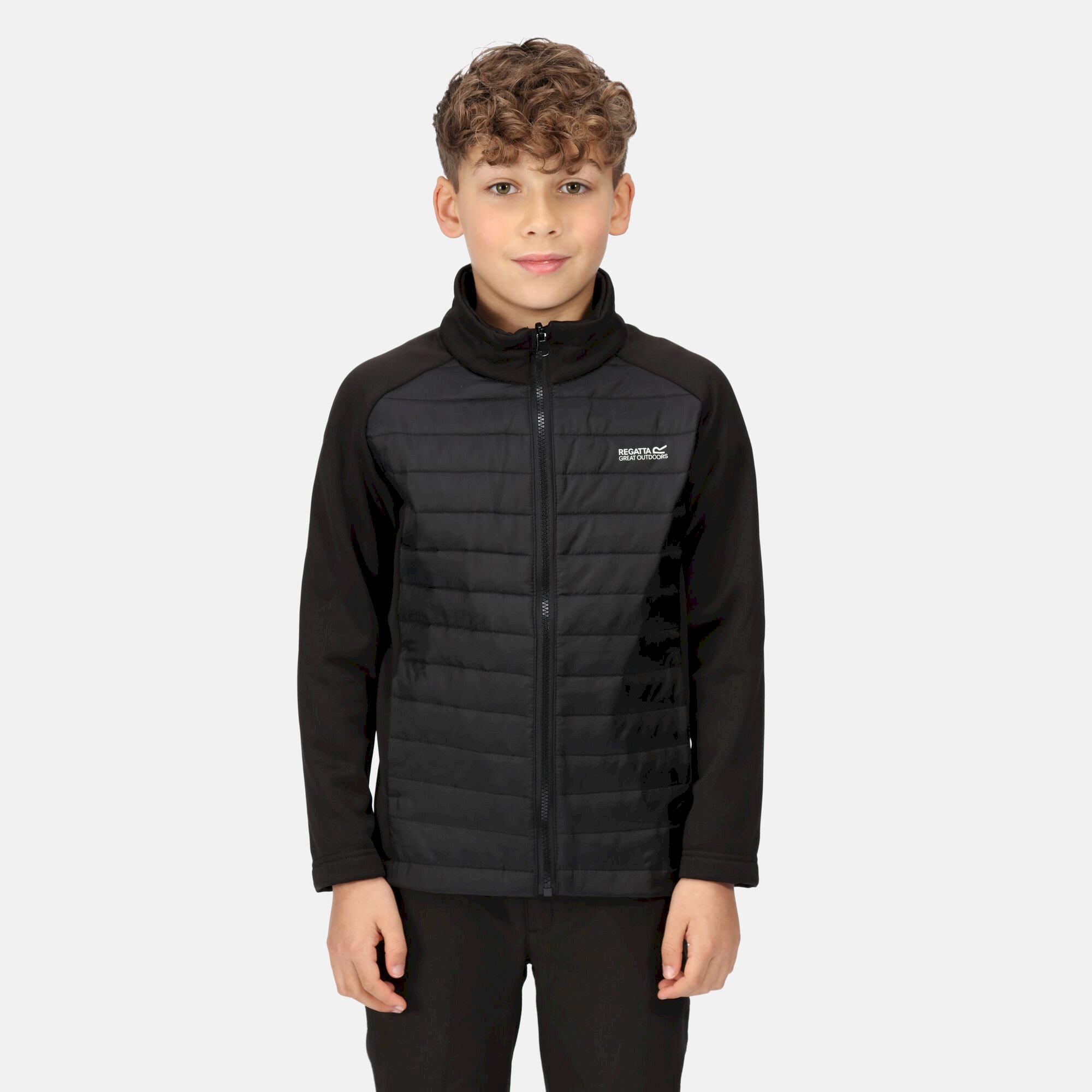 Kids' Hydrate VII 3-In-1 Waterproof Jacket | Autumn Maple Black Dark Grey