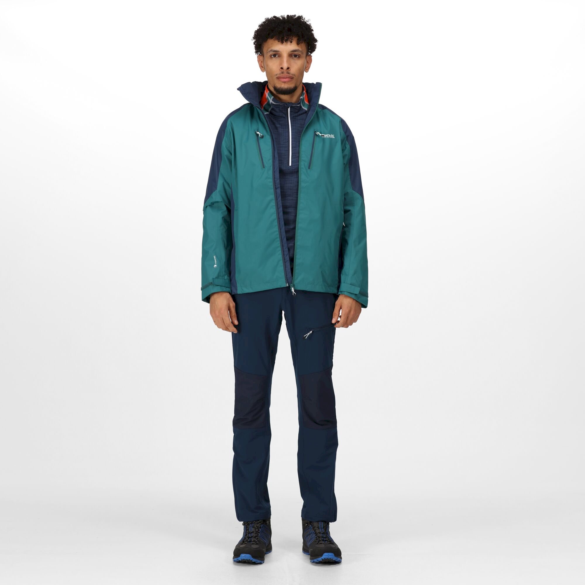 Men's Calderdale IV Waterproof Jacket | Pacific Green Admiral Blue