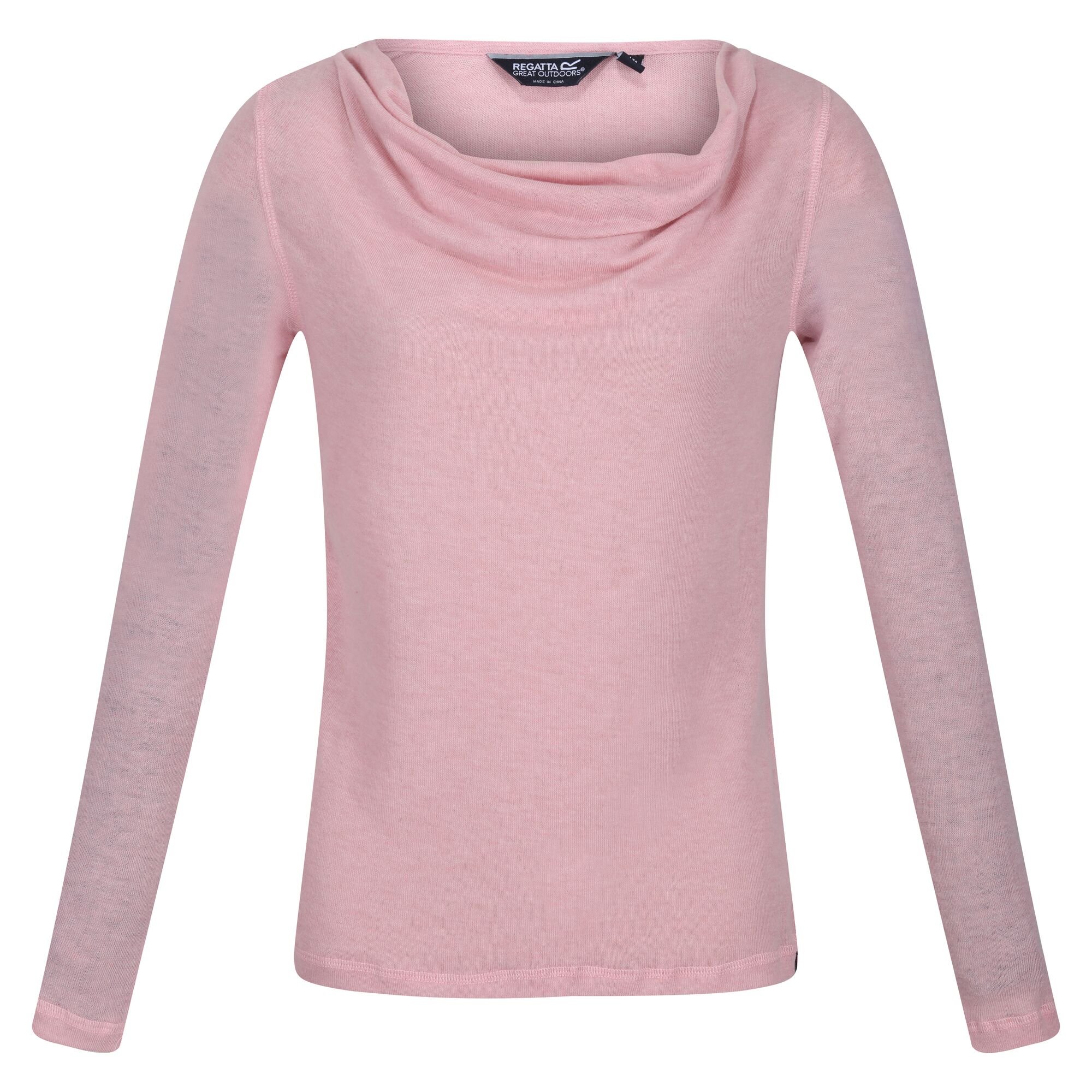Women's Frayda Cowl Neck Top | Powder Pink