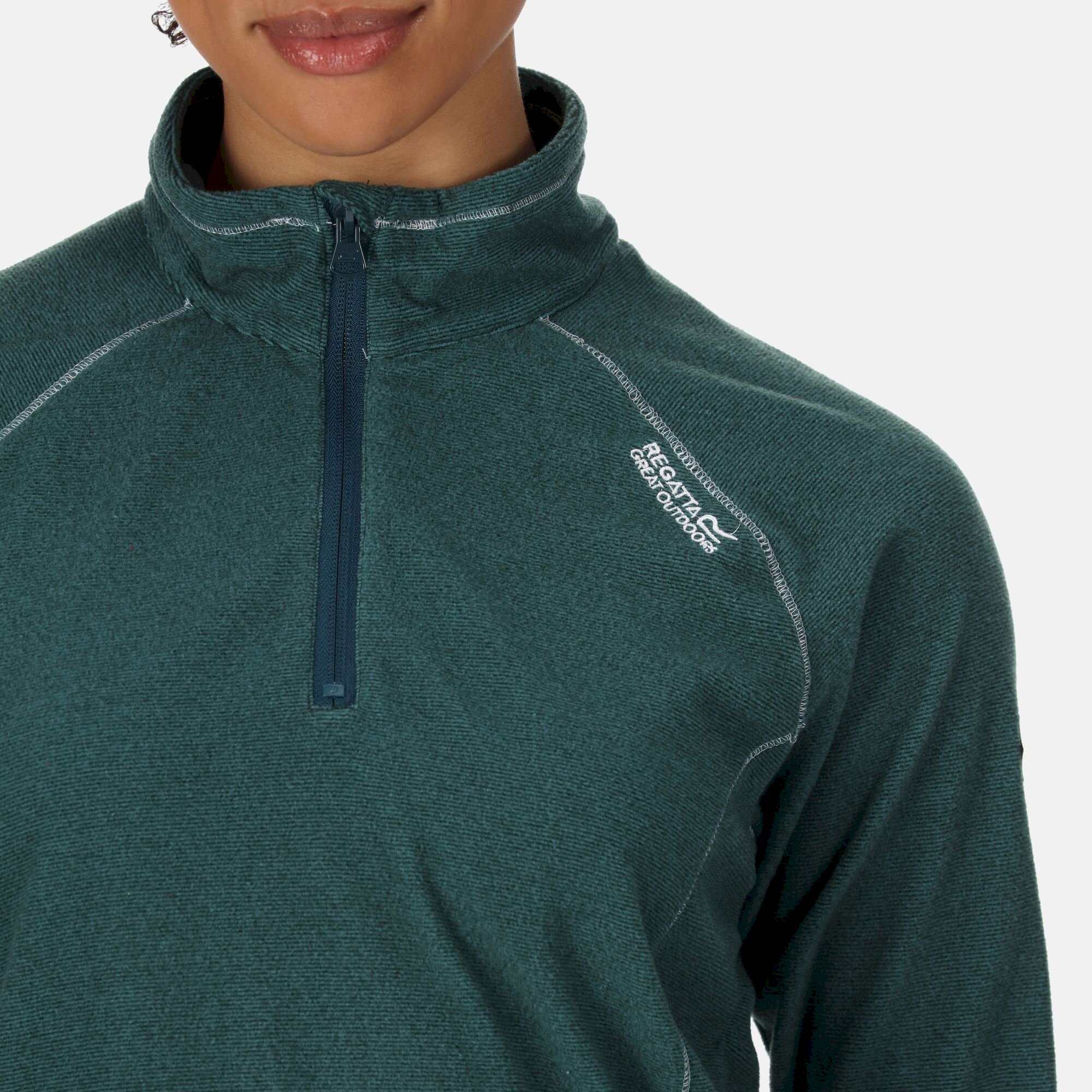 Women's Montes Lightweight Half-Zip Fleece | Powder Pink Marl