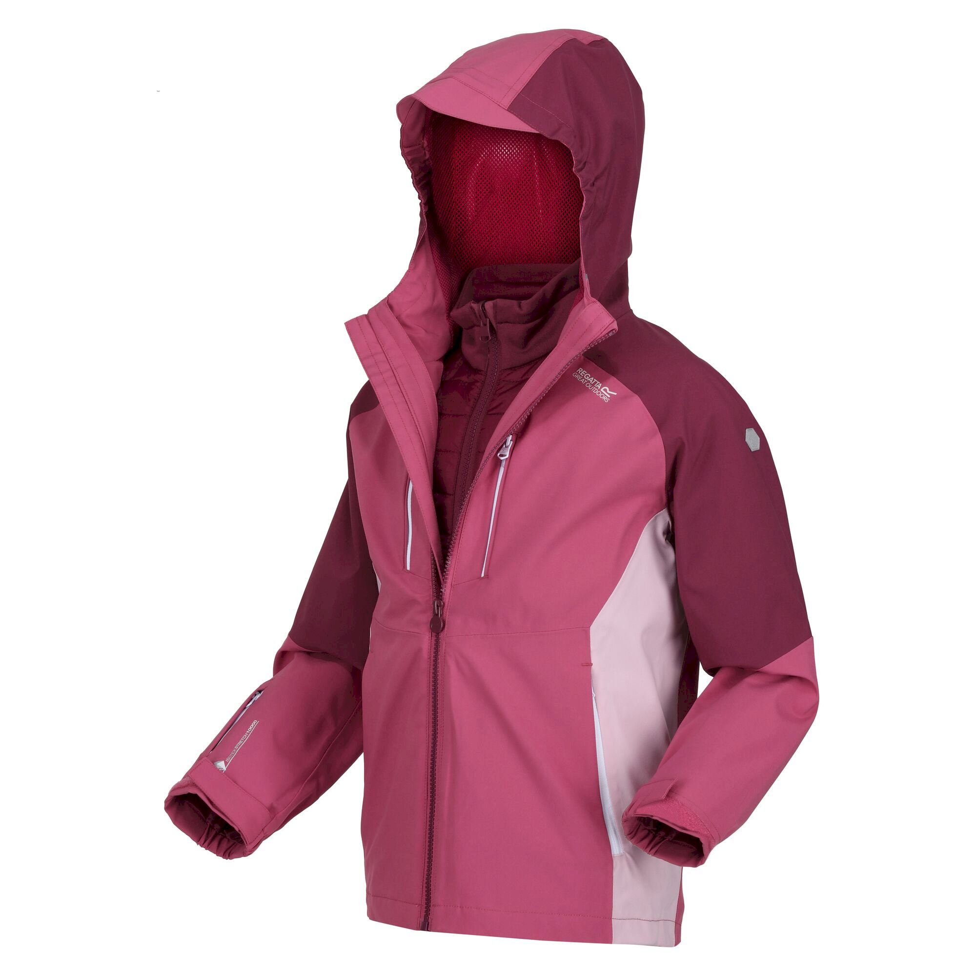 Kids' Hydrate VII 3-In-1 Waterproof Jacket | Violet Amaranth Haze