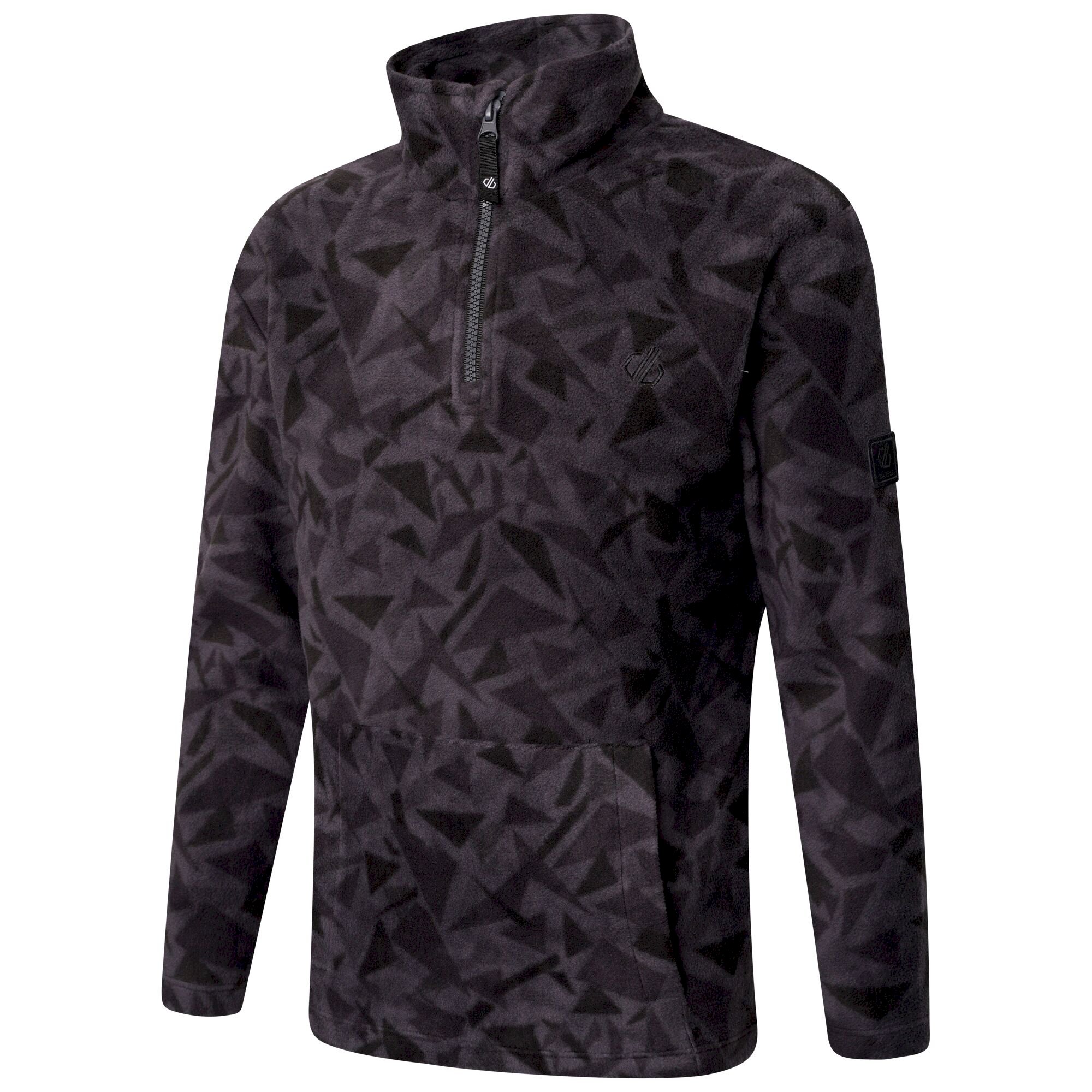 Dare 2b - Kids' Cushy Half Zip Fleece | Black Geo Print