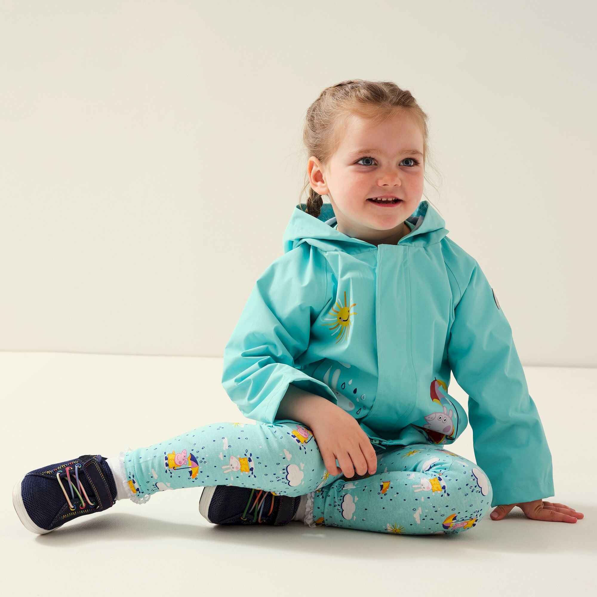 Peppa Pig Waterproof Summer Jacket | Aruba Blue