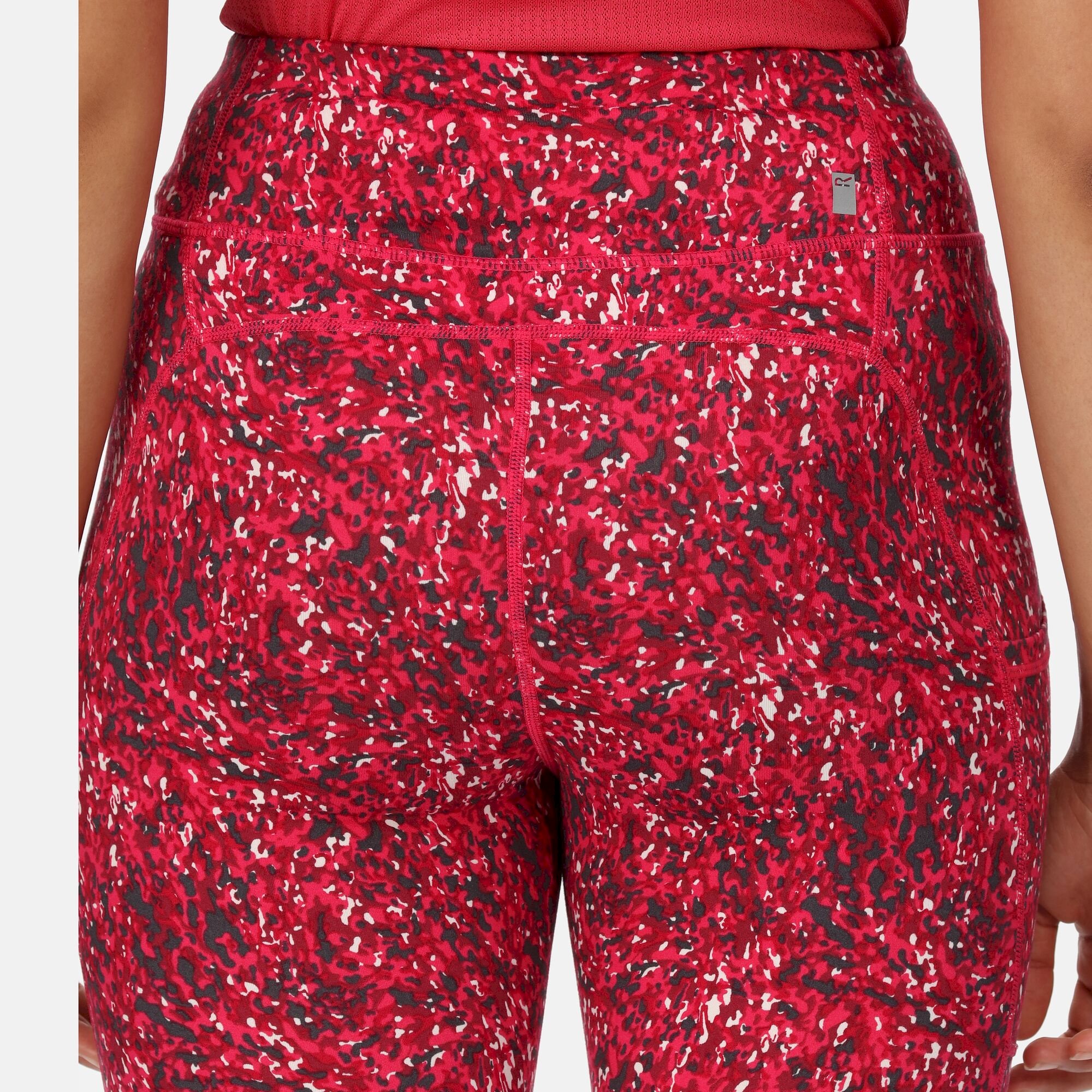 Women's Holeen II Leggings | Berry Pink Abstract