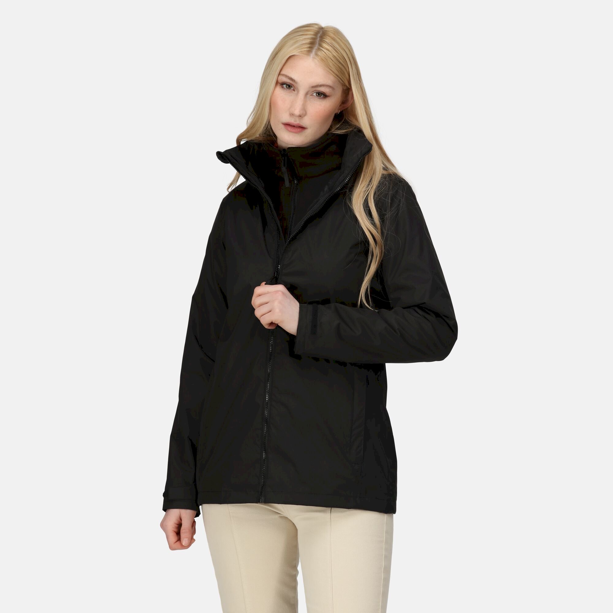 Women's Classic 3 in 1 Waterproof Jacket | Black