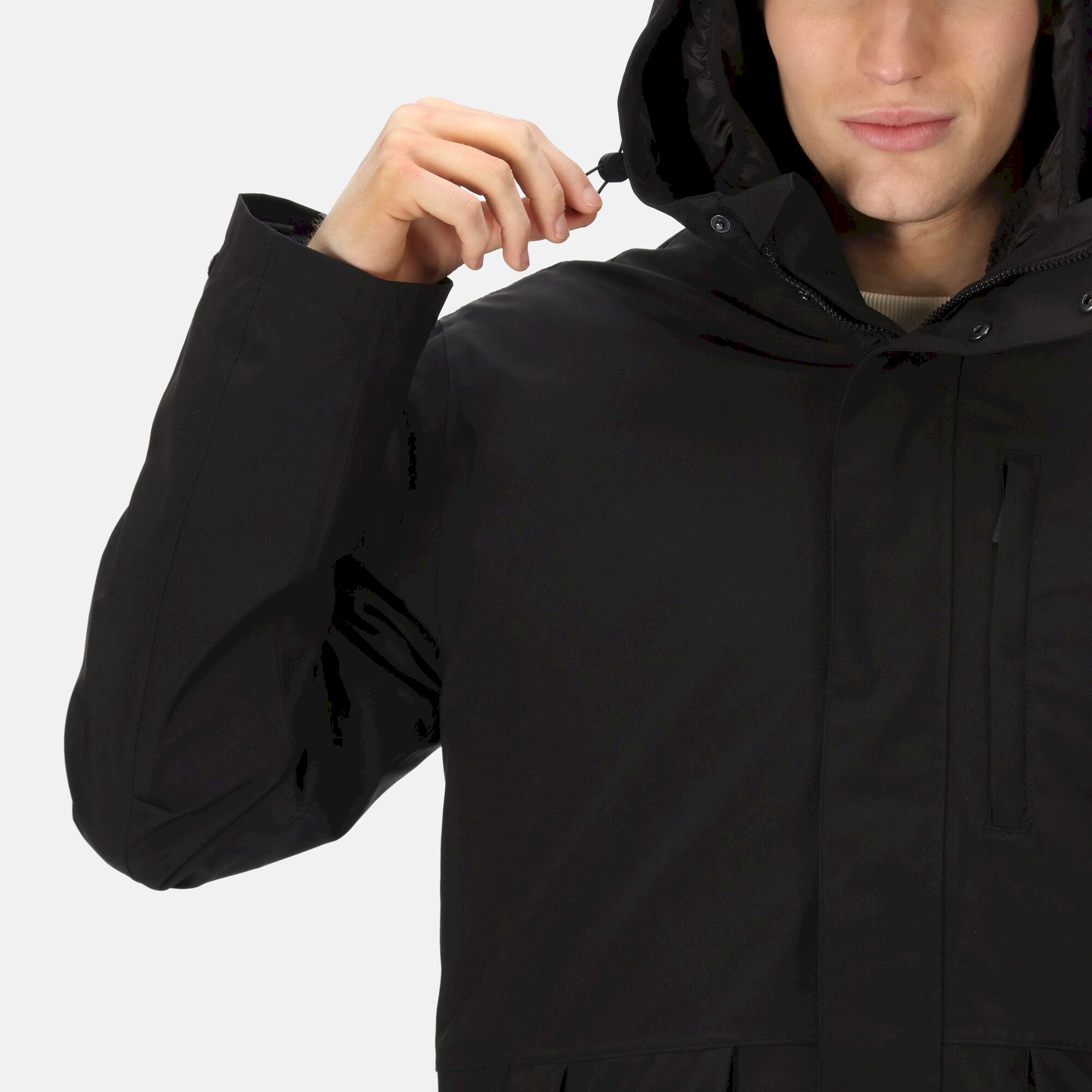 Men's Alessandro 3-In-1 Parka Jacket | Black
