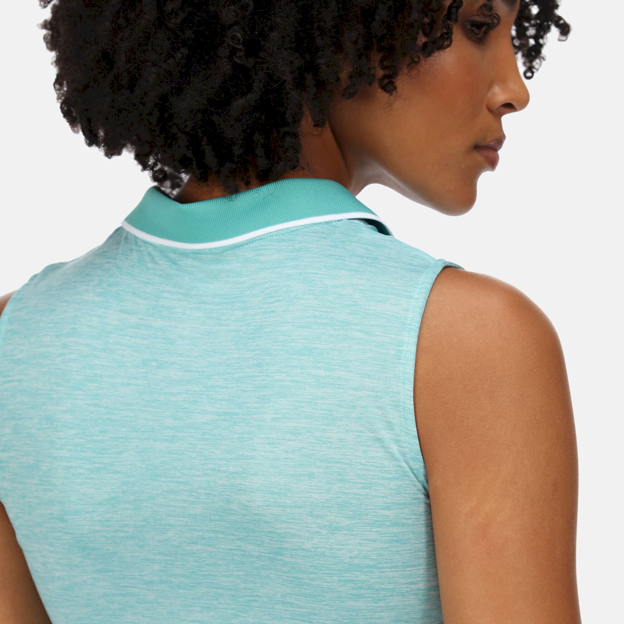 Women's Tima II Polo Vest Top | Turquoise