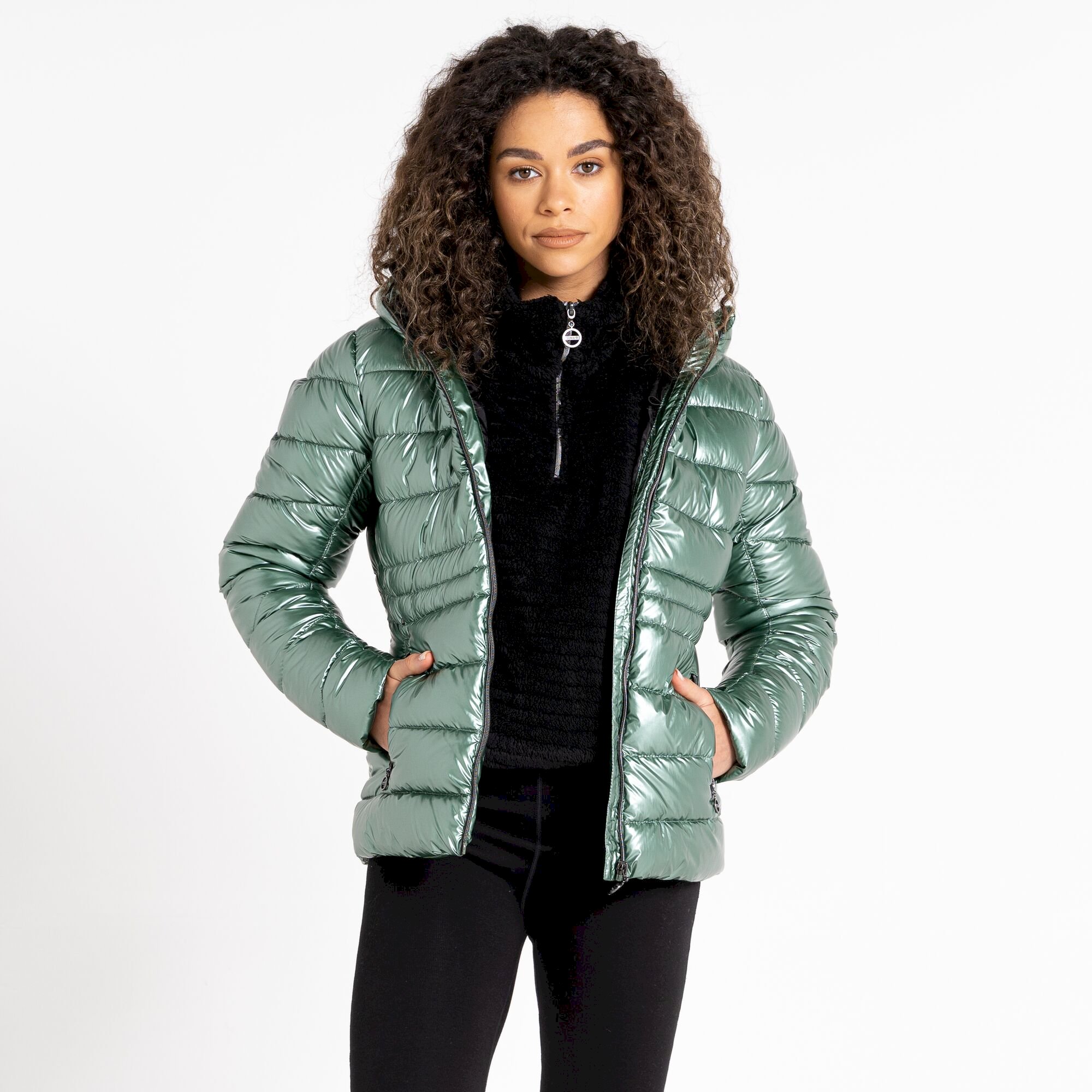 Dare 2b - Women's Reputable II Puffer Jacket | Duck Green Metallic