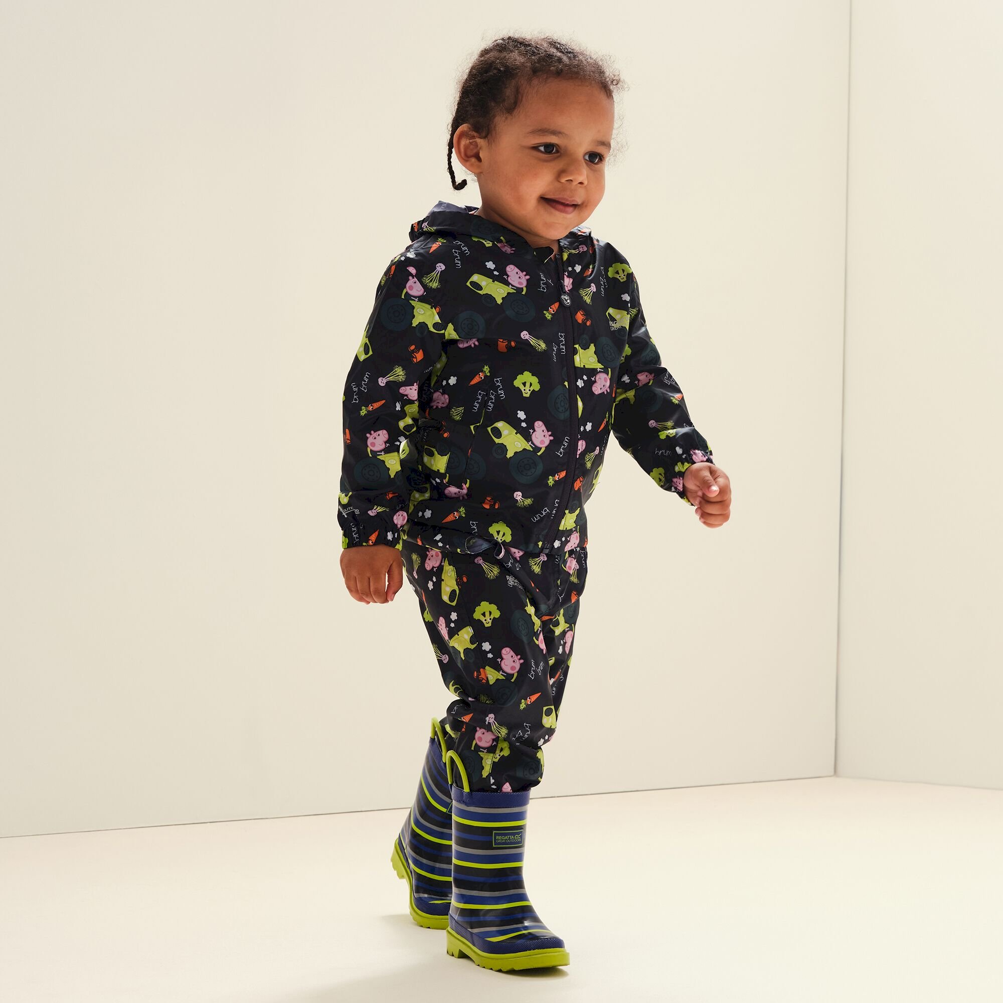 Peppa Pig Waterproof Pack-It Overtrousers | Navy