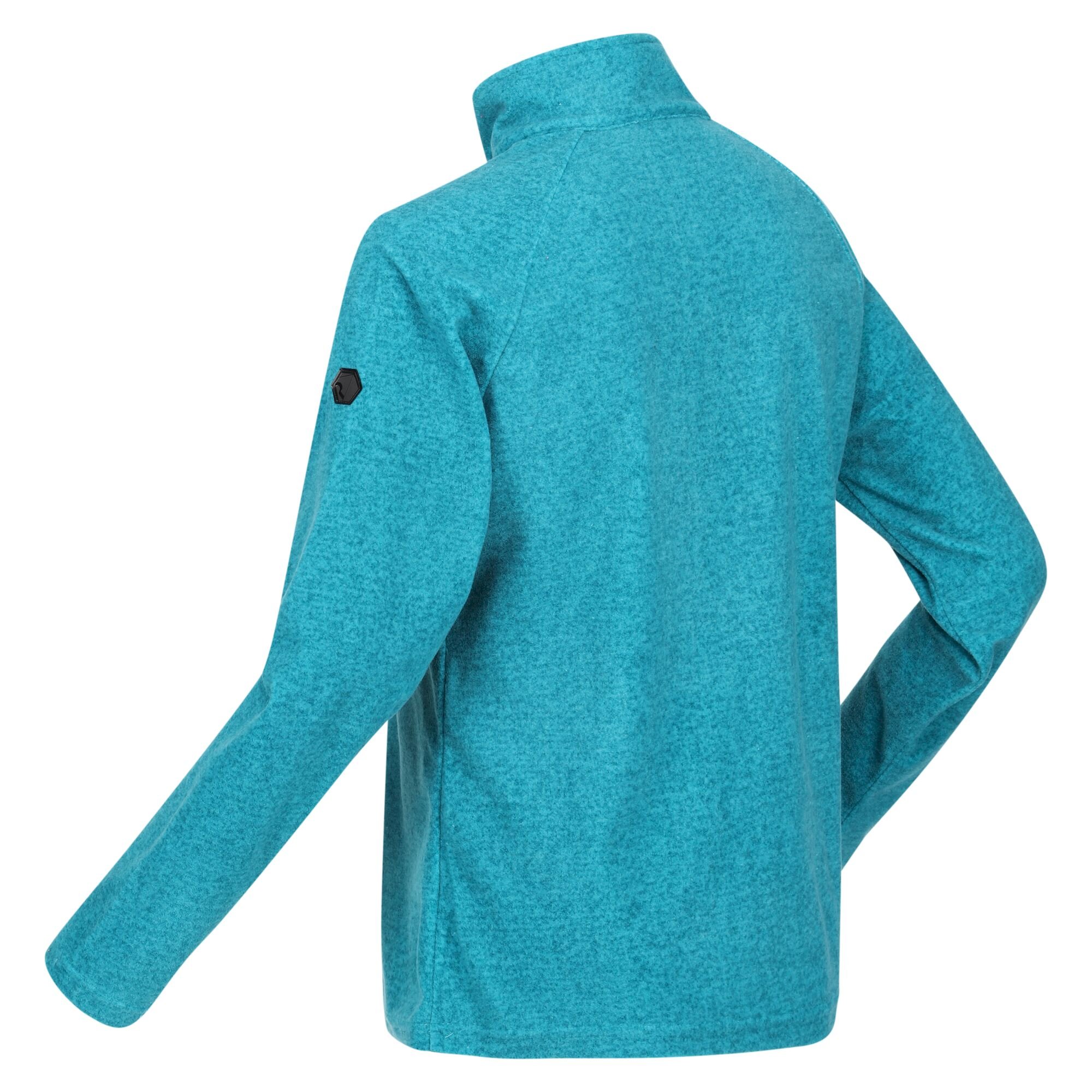 Women's Pimlo Half Zip Velour Fleece | Pagoda Blue