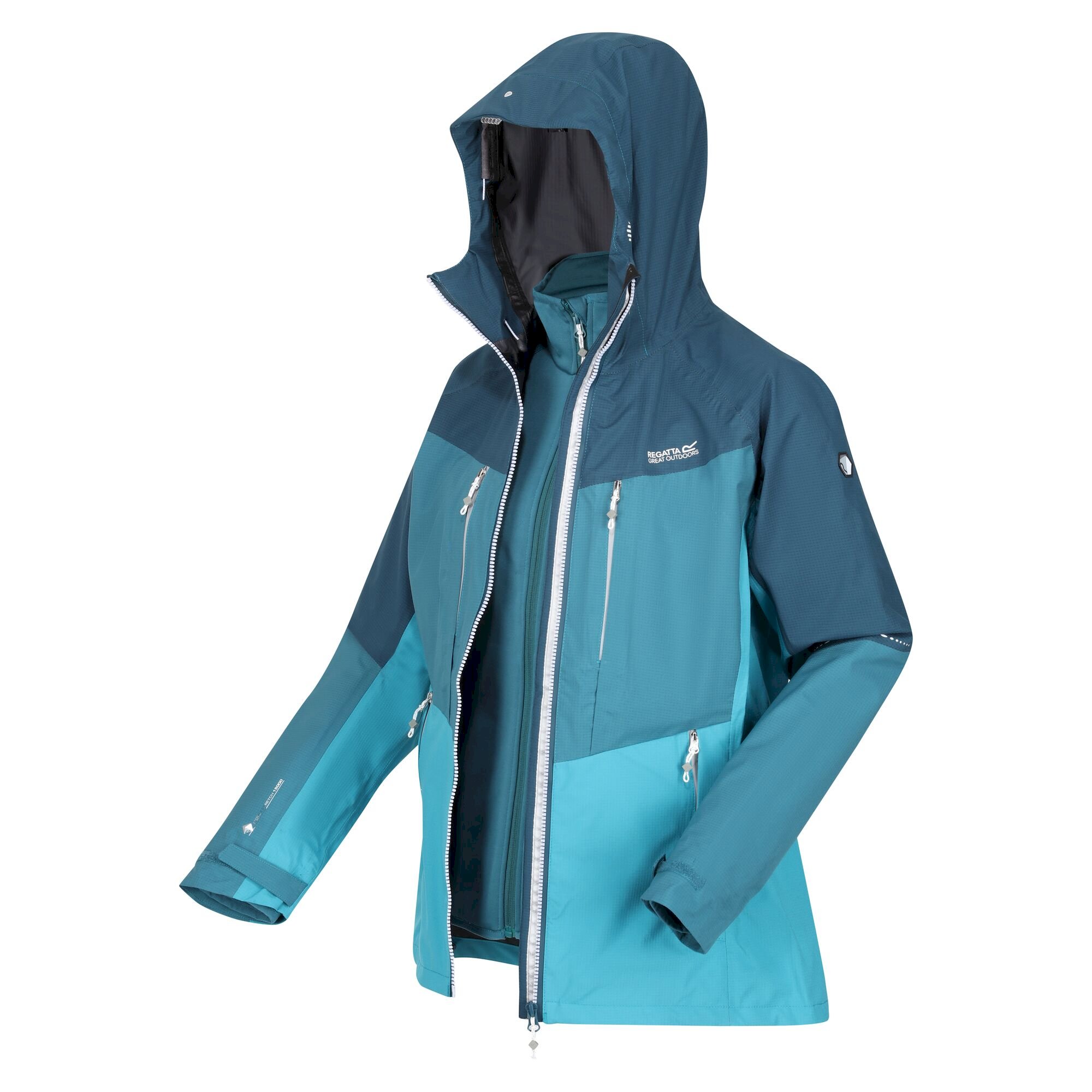 Women's Carletta VII 3-In-1 Waterproof Jacket | Reflecting Lake Dragonfly