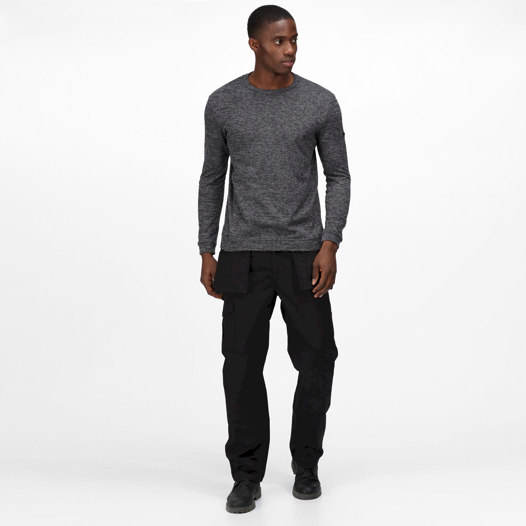 Men's Holster Cargo Trousers | Black