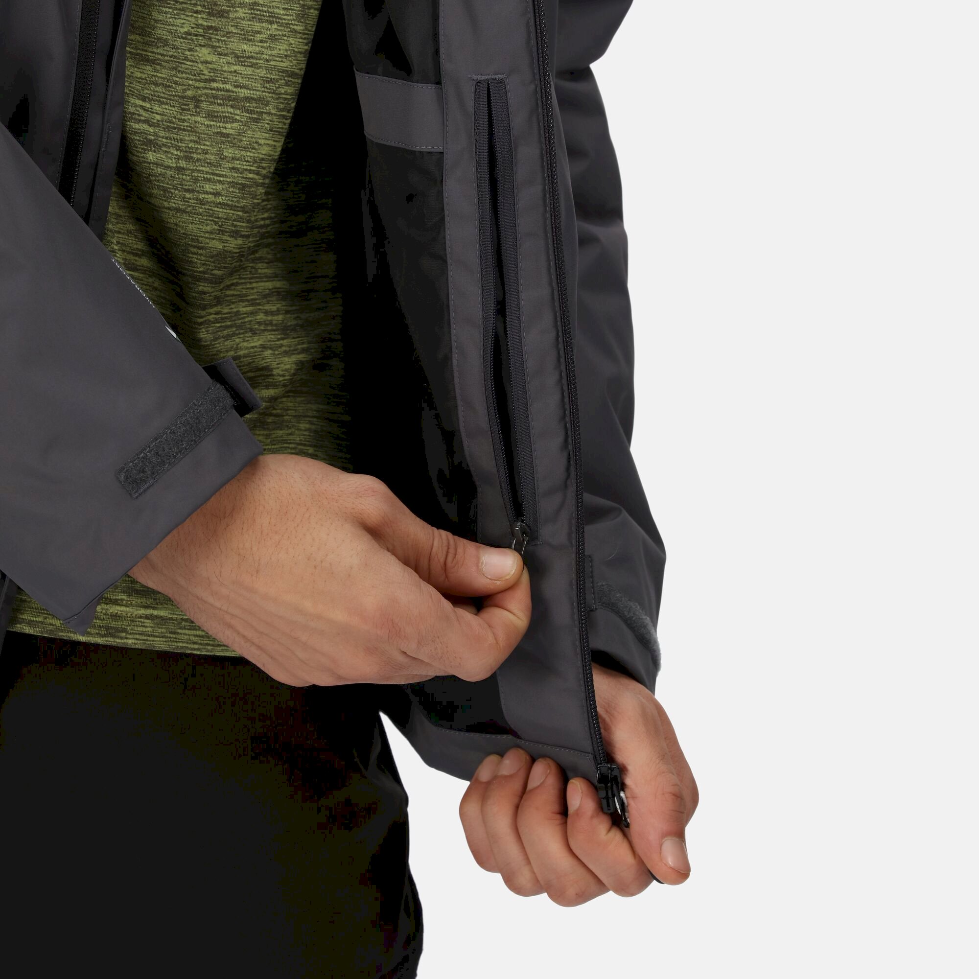 Men's Winter Calderdale Waterproof Jacket | Dark Grey Black