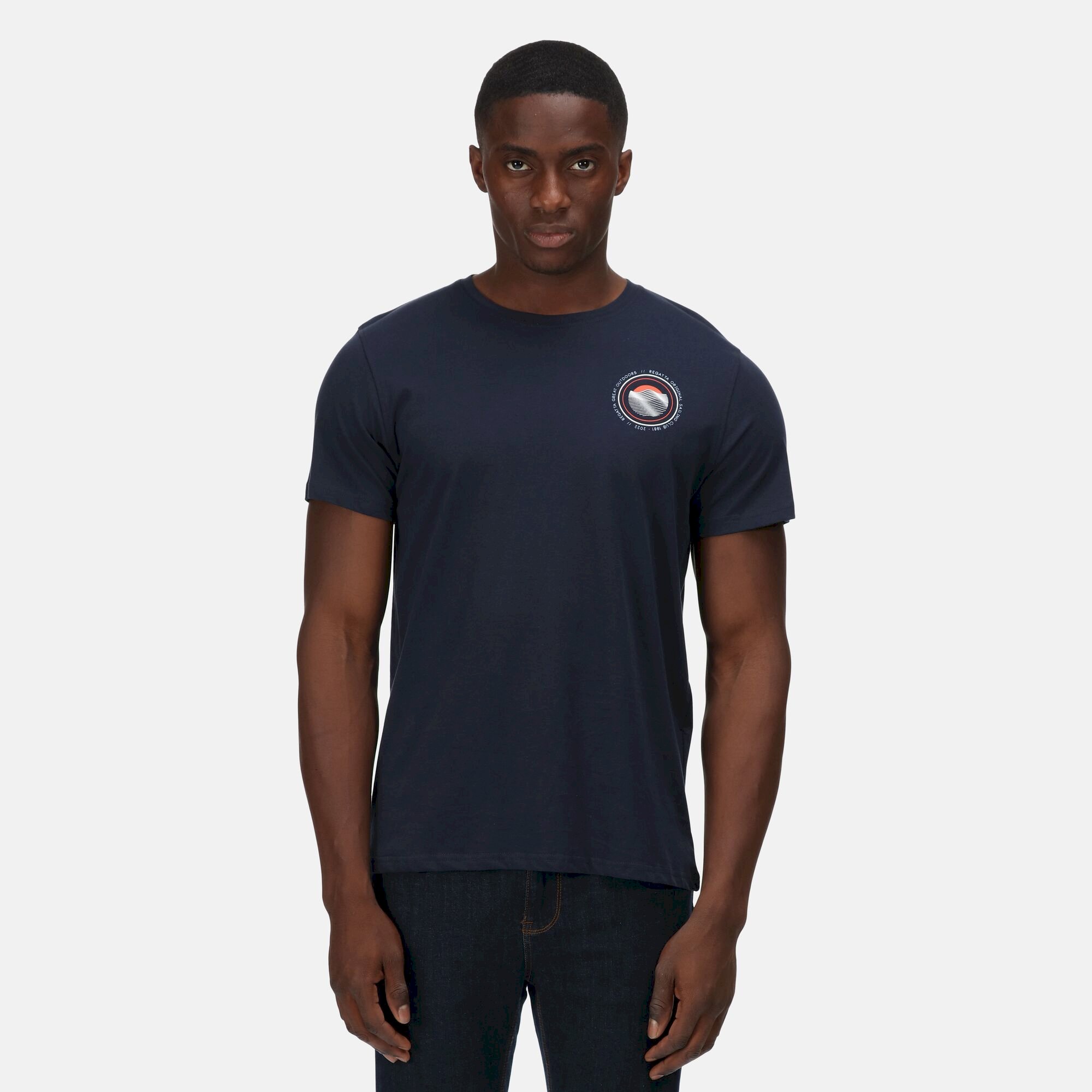 Men's Cline VI Cotton T-Shirt | Navy