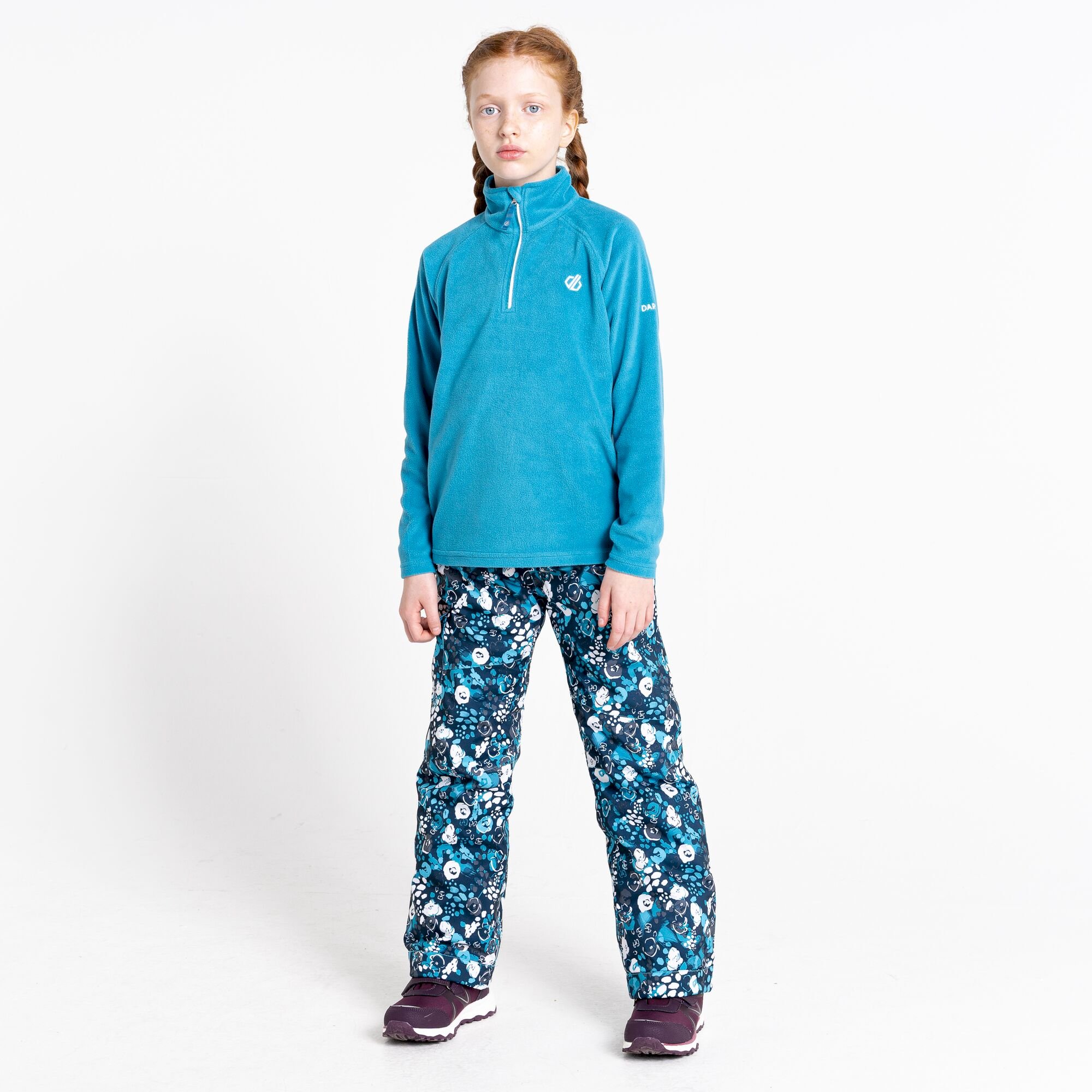 Dare 2b - Kids' Freehand Half Zip Lightweight Fleece | Fjord Blue