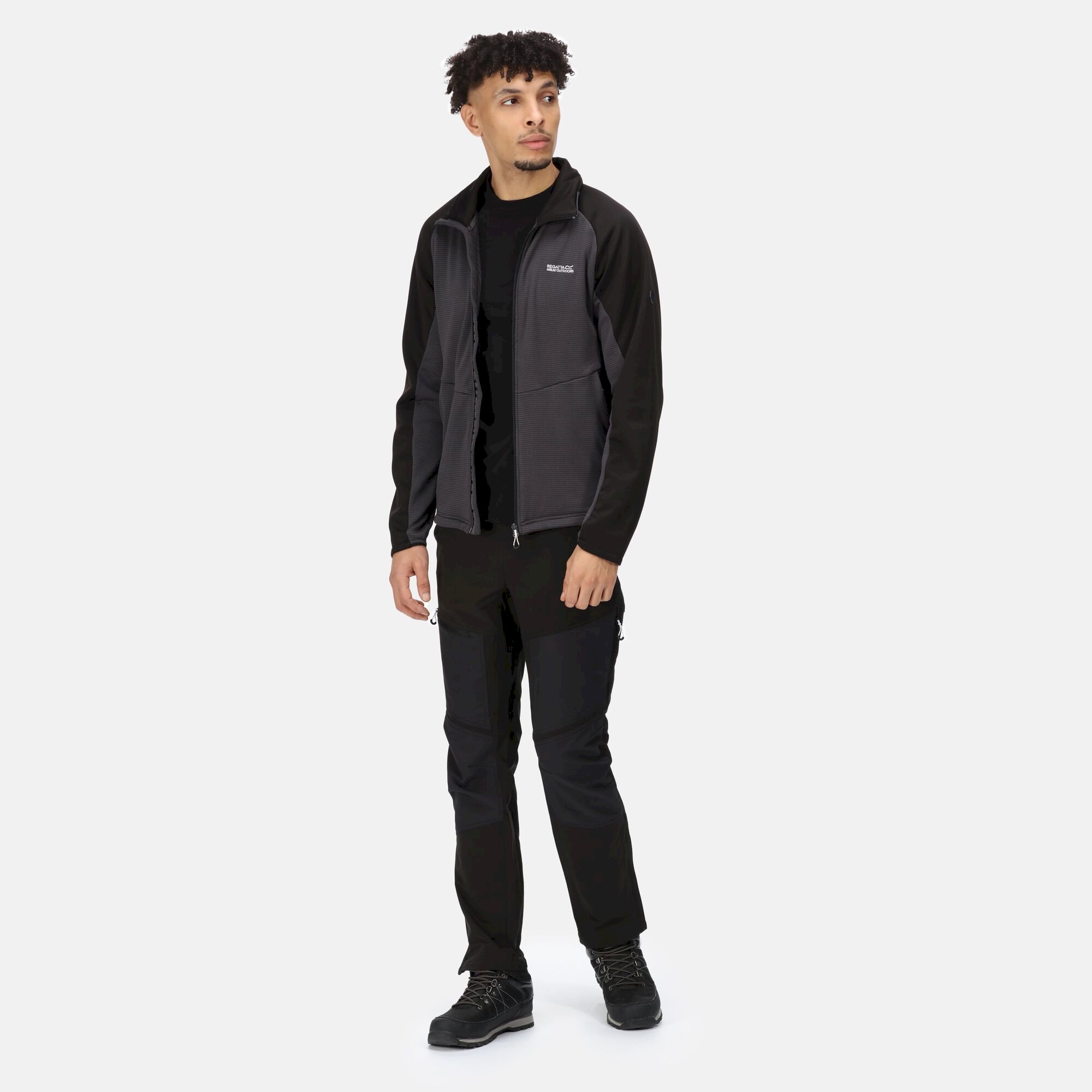Men's Highton Winter Full Zip III Fleece | Dark Grey Black