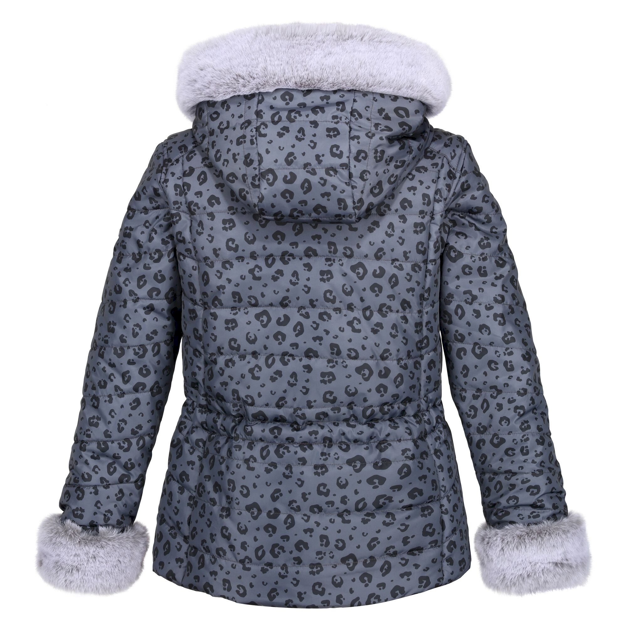 Women's Willabella Fur Detail Jacket | Black Animal
