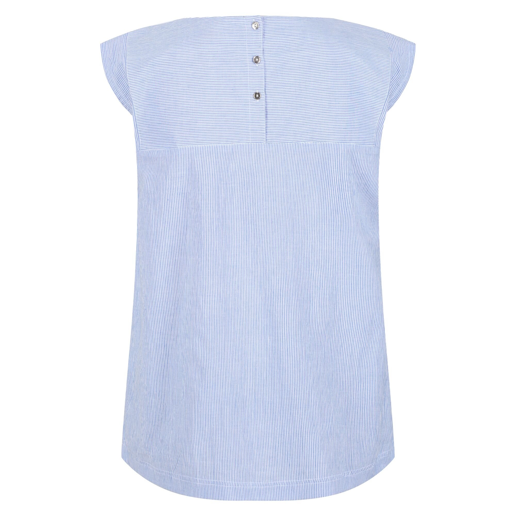 Women's Bridgidine Swing Top | Sonic Blue Stripe