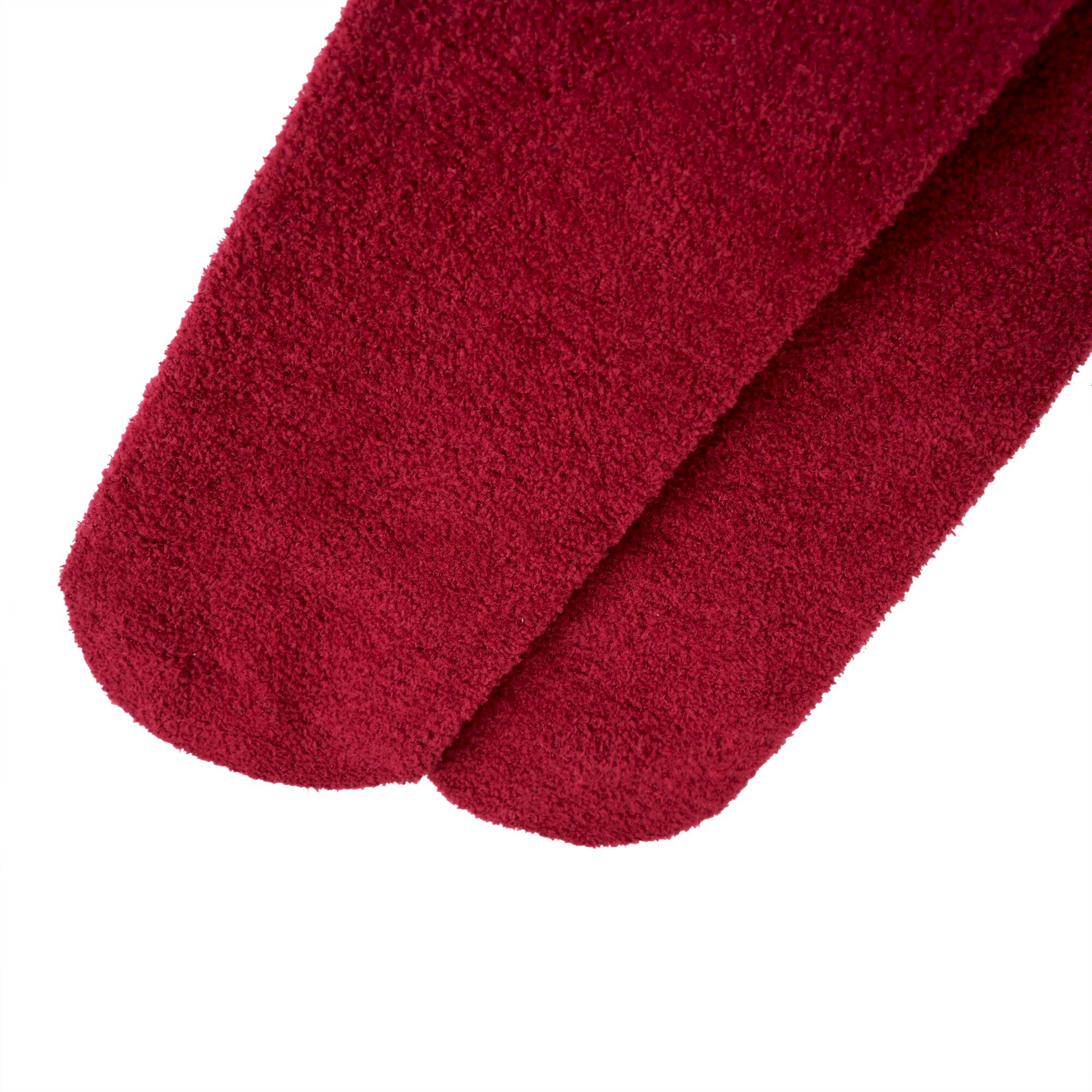 Dare 2b - Adults' Festivity Fluffy Sock | Beetroot