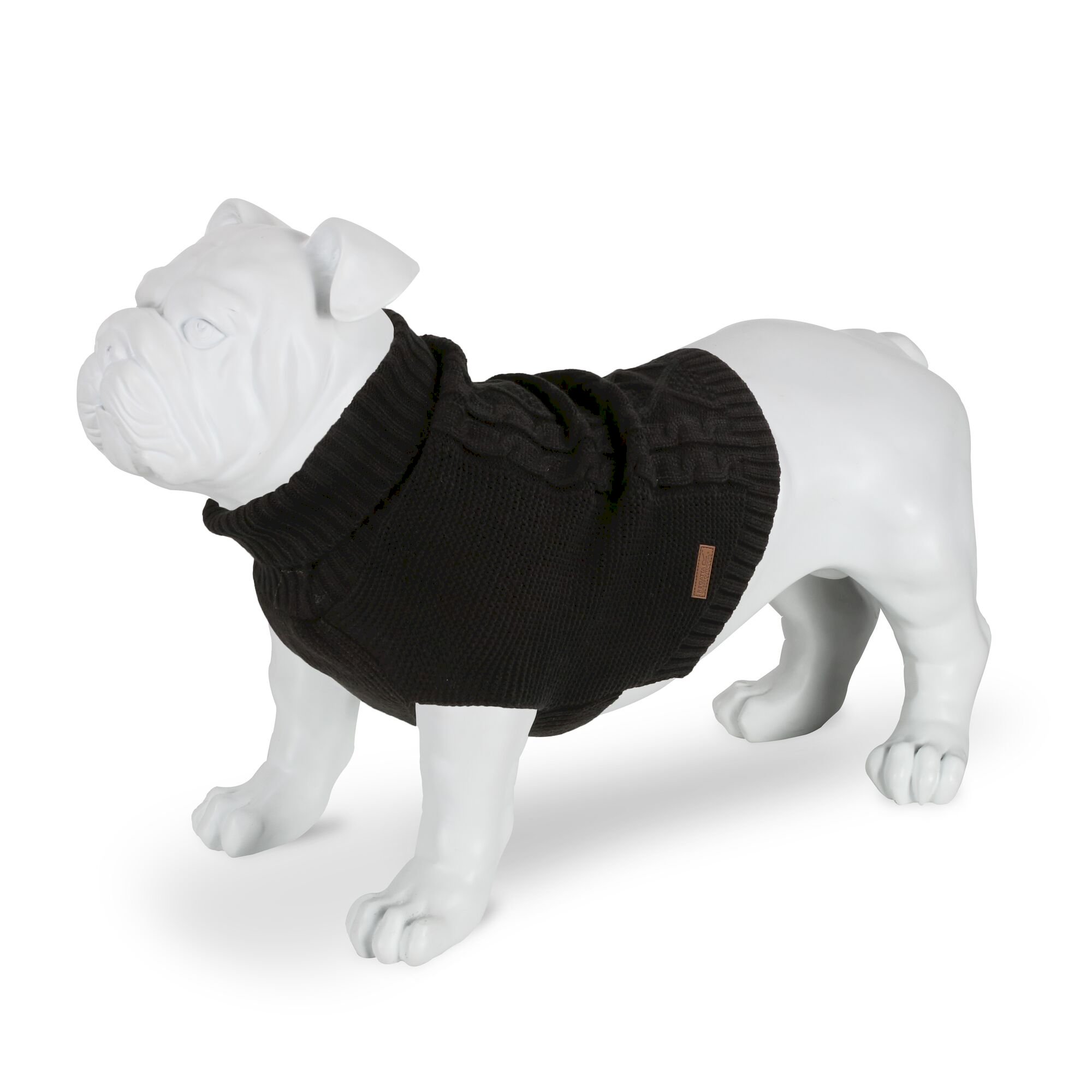 Knitted Dog Jumper | Black