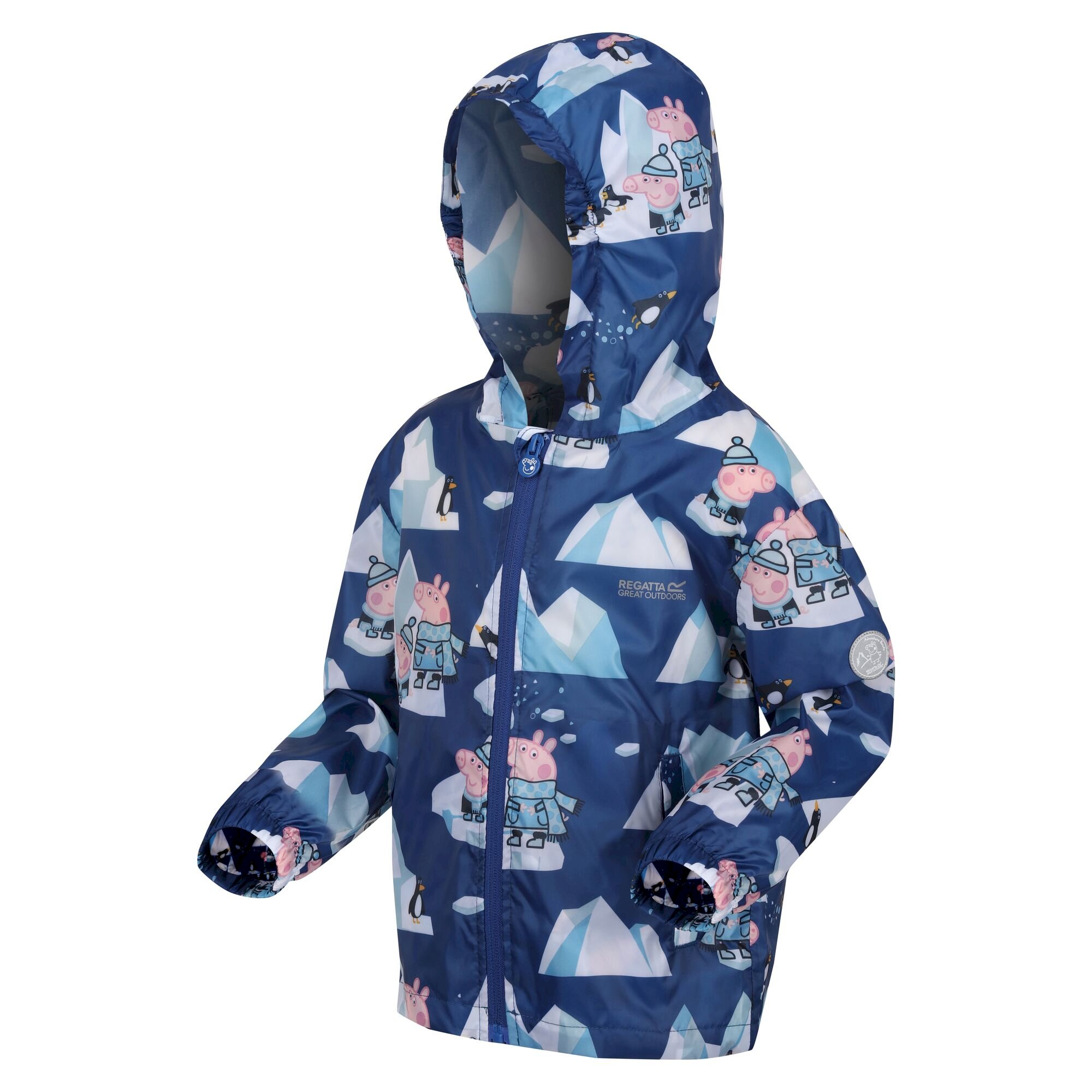 Peppa Pig Waterproof Pack-It Jacket | Space Blue