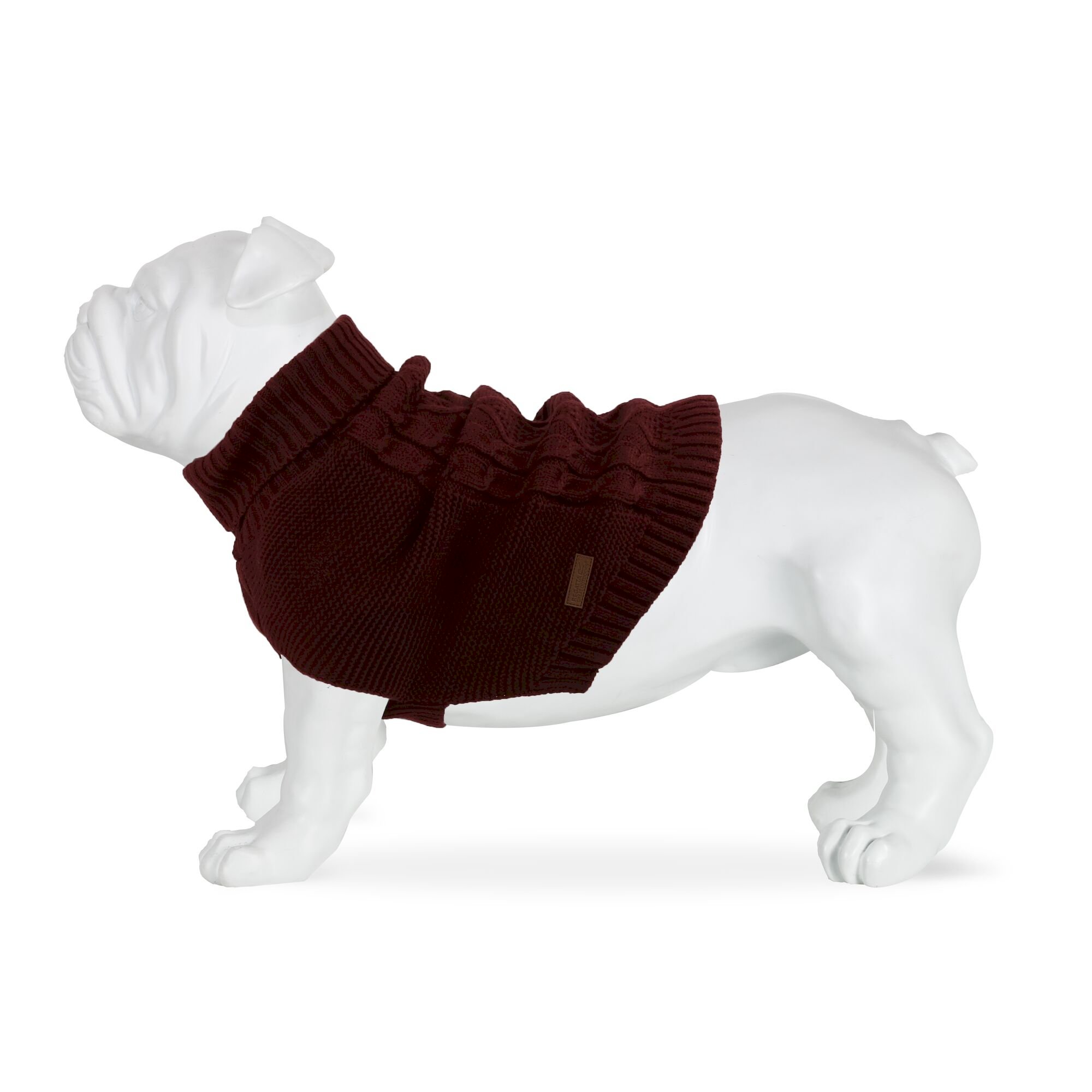 Knitted Dog Jumper | Claret
