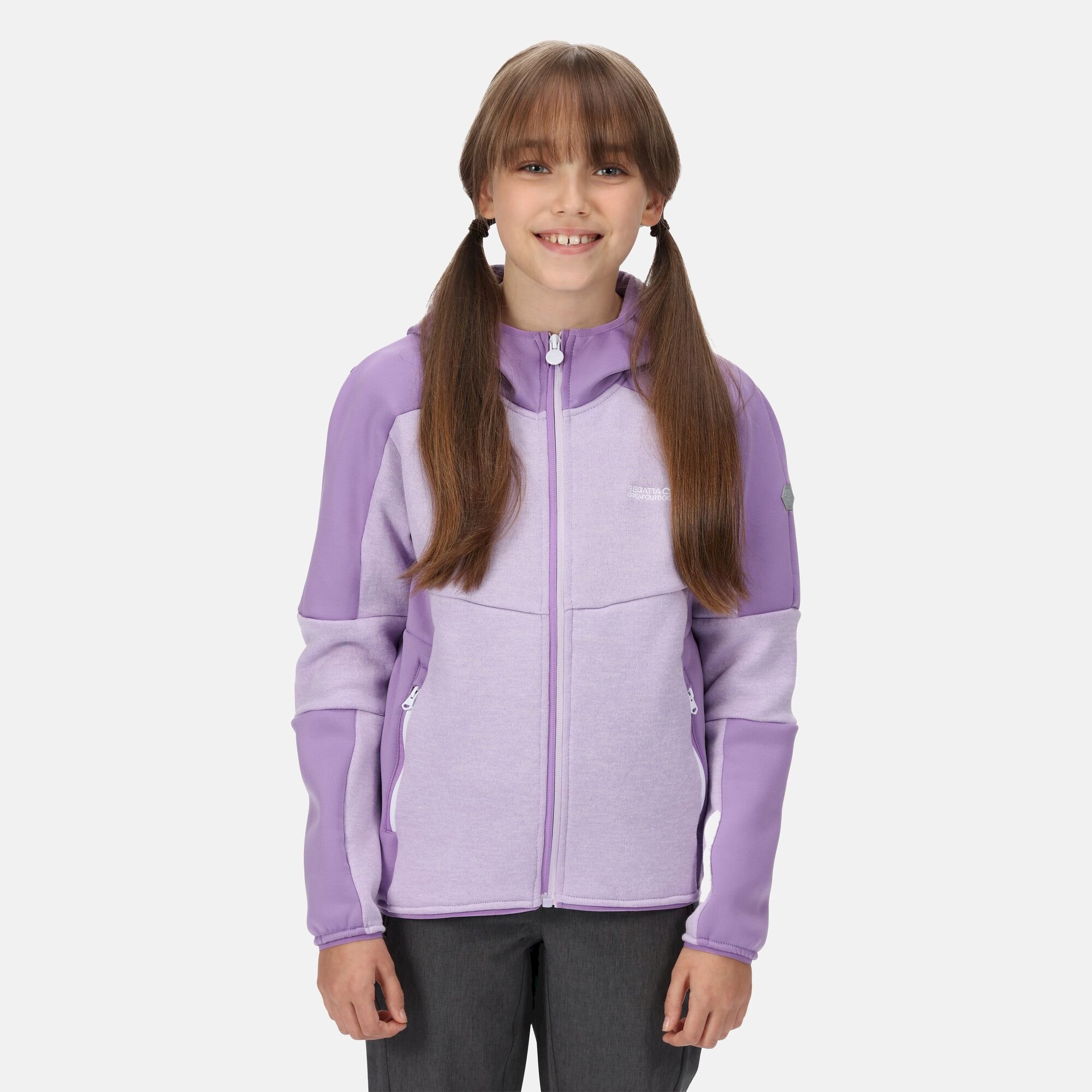 Kids' Dissolver V Full Zip Fleece | Pastel Lilac Light Amethyst