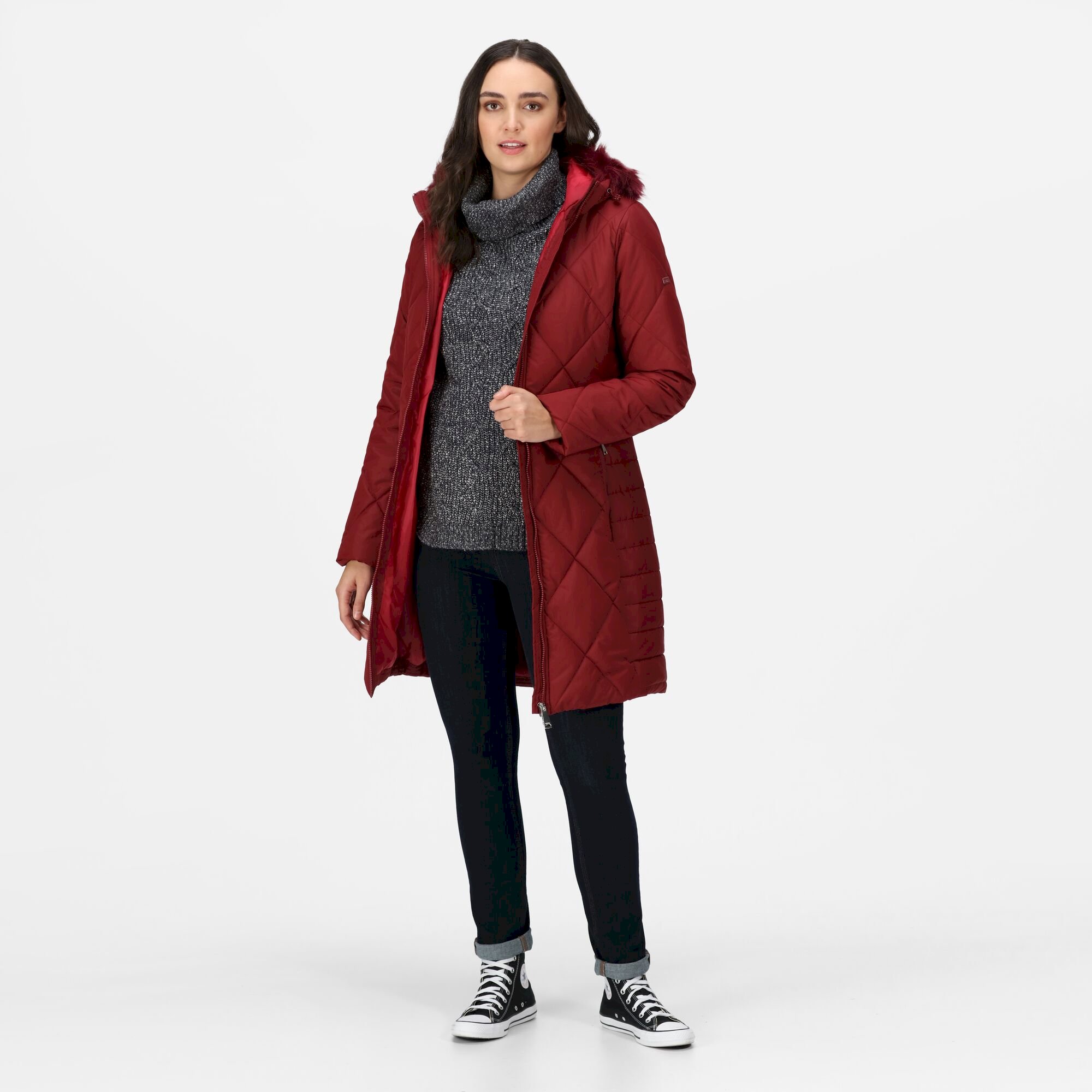 Women's Fritha II Insulated Parka Jacket | Cabernet