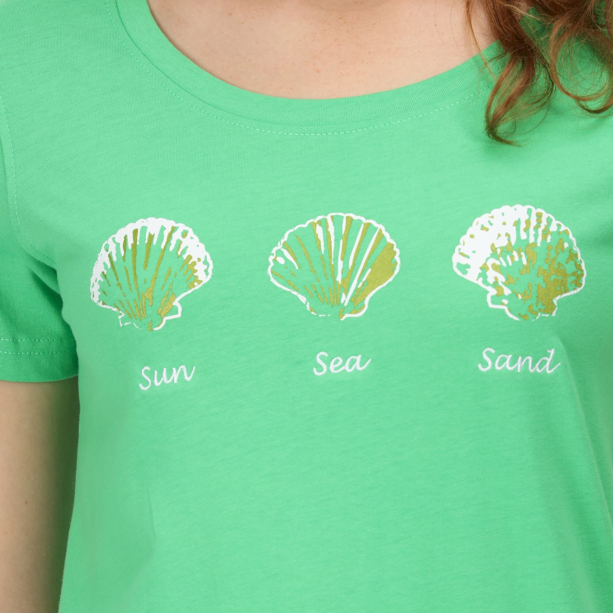 Women's Filandra VI Print T-Shirt | Vibrant Green