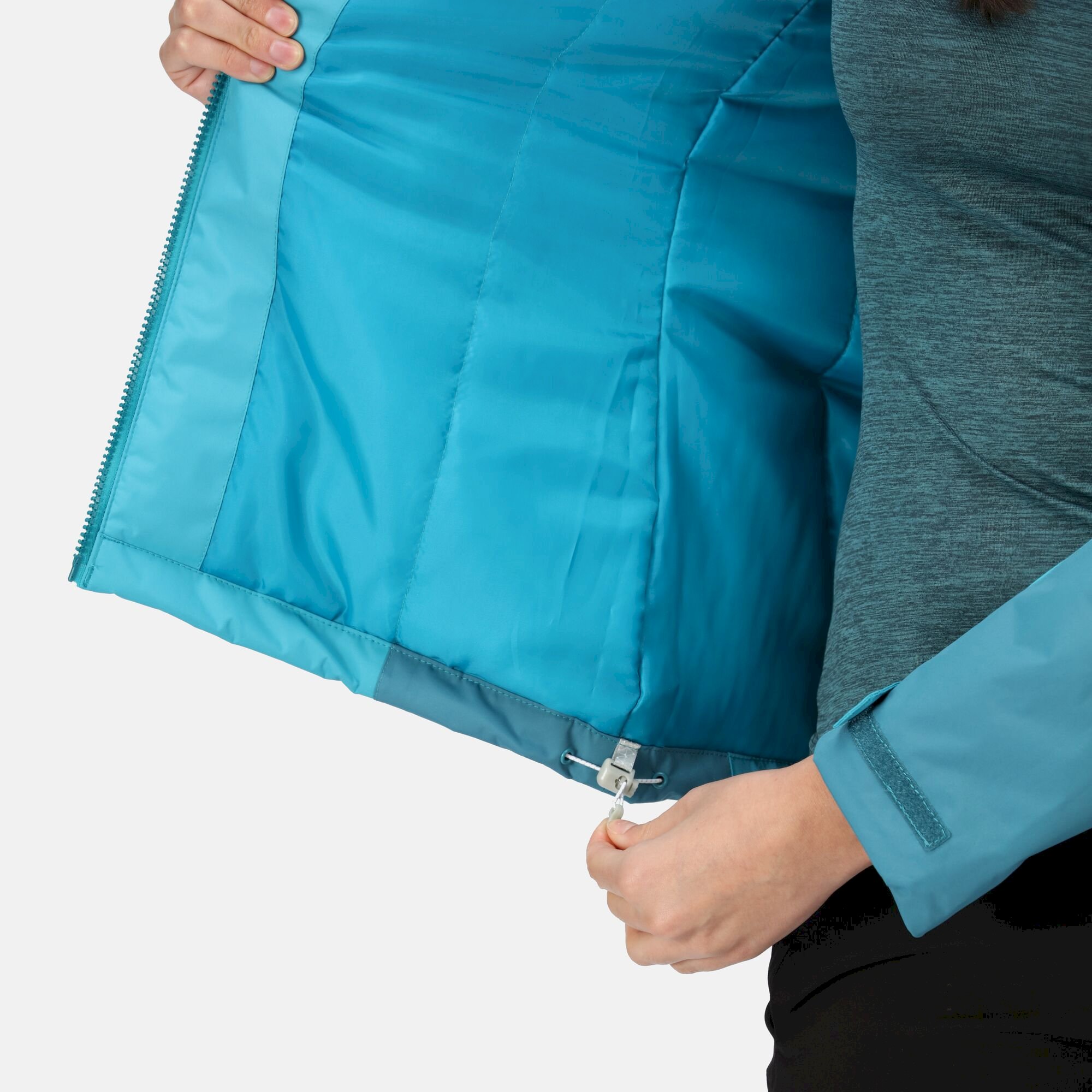 Women's Winter Calderdale Waterproof Jacket | Pagoda Blue Dragonfly