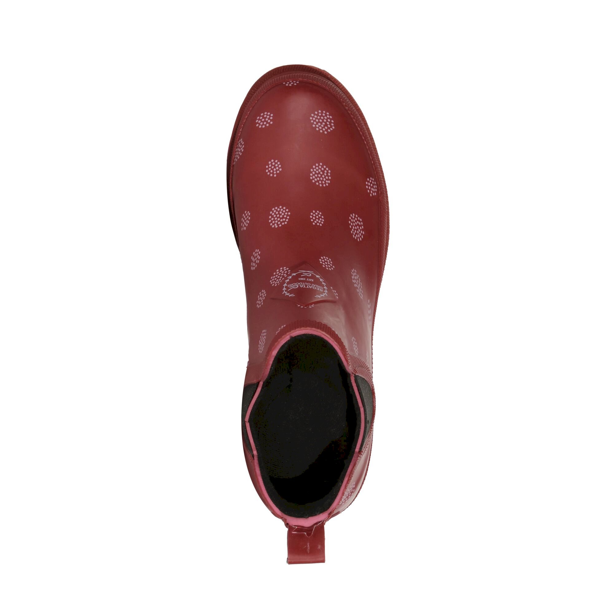 Women's Harper Cosy Ankle Wellies | Cabernet Dot