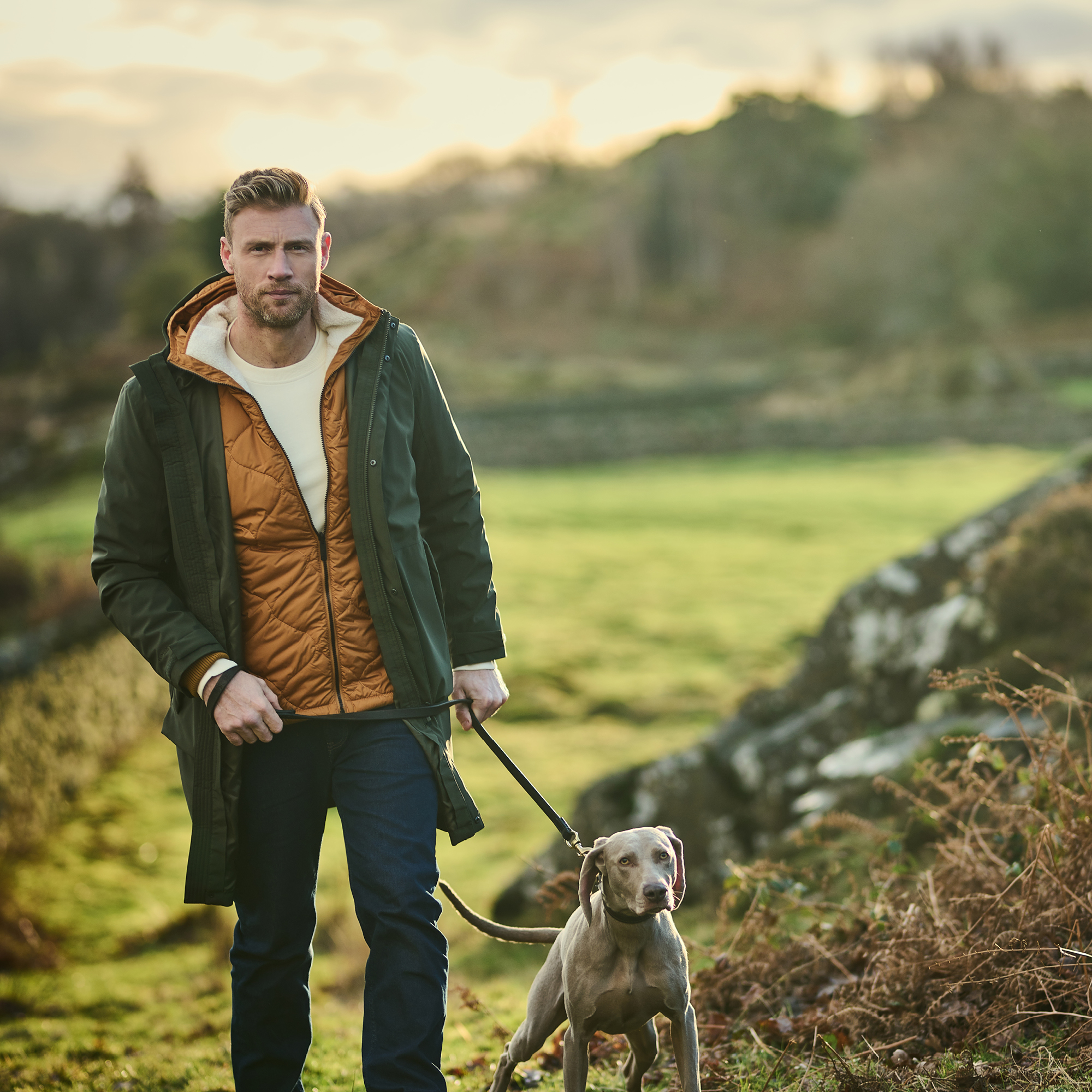 Freddie Flintoff Collection - Alessandro 3-In-1 Parka Jacket | Dark Khaki