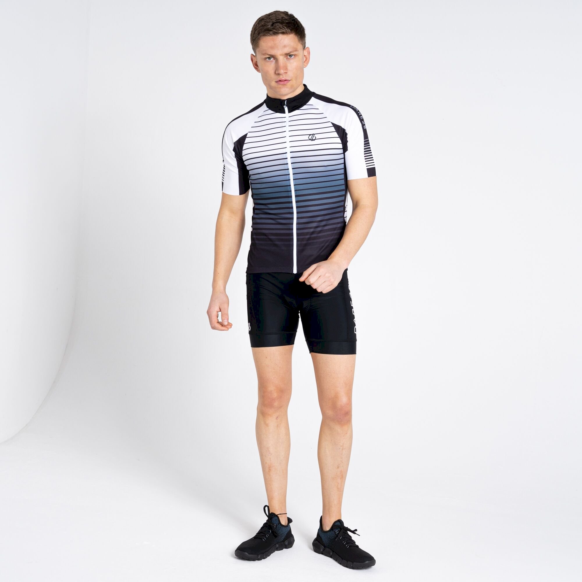 Dare 2b - Men's AEP Virtuous Cycling Jersey | Black Underlined Print