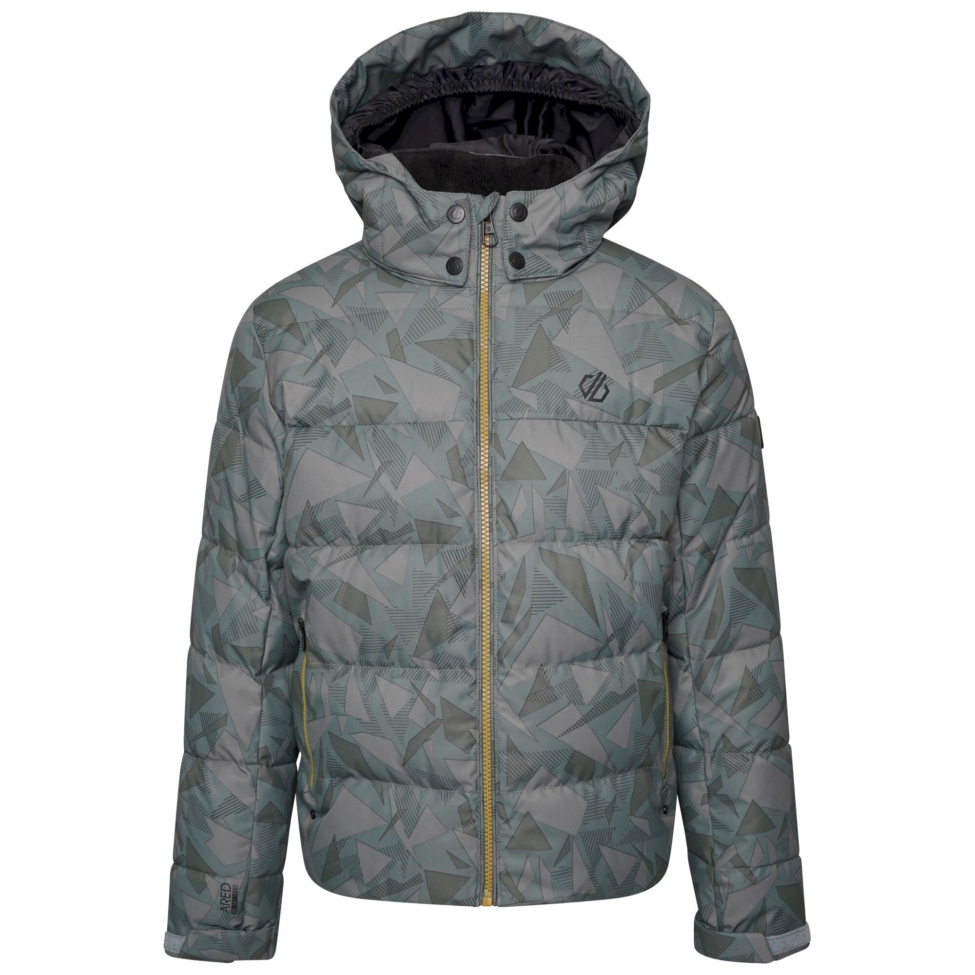 Dare 2b - Boys' About Ski Jacket | Green Geo Print