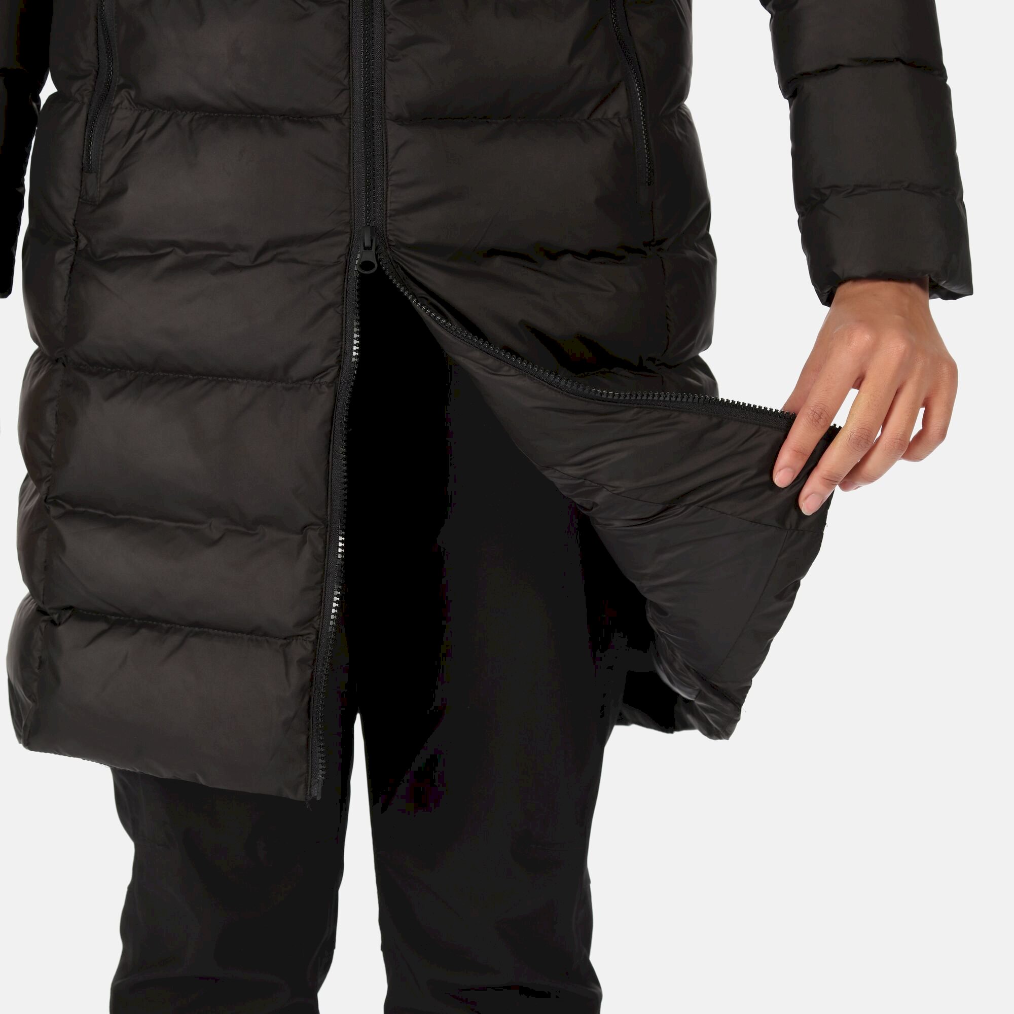 Women's Pandia II Hooded Parka Jacket | Black