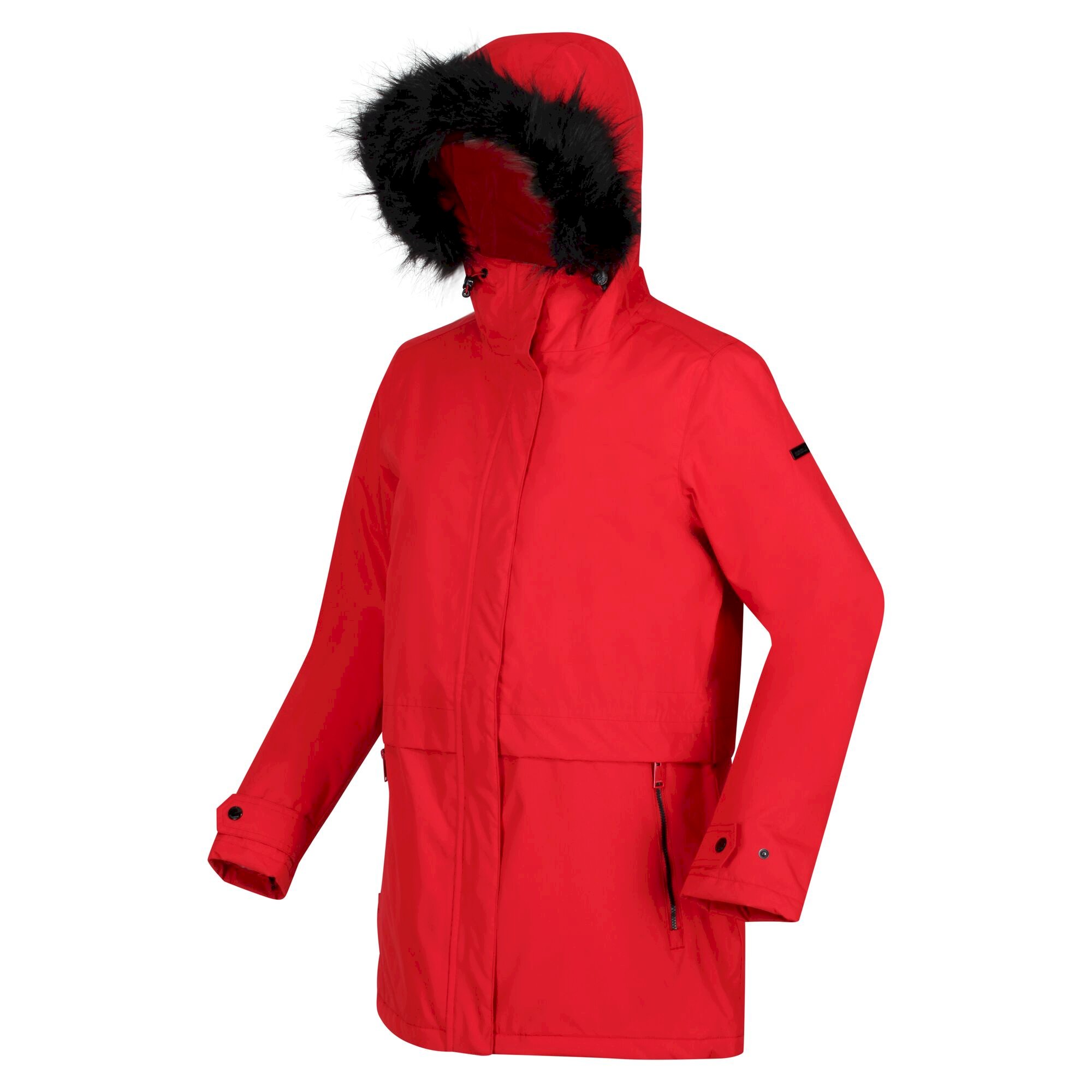 Women's Myla II Fur Trim Parka Jacket | Code Red