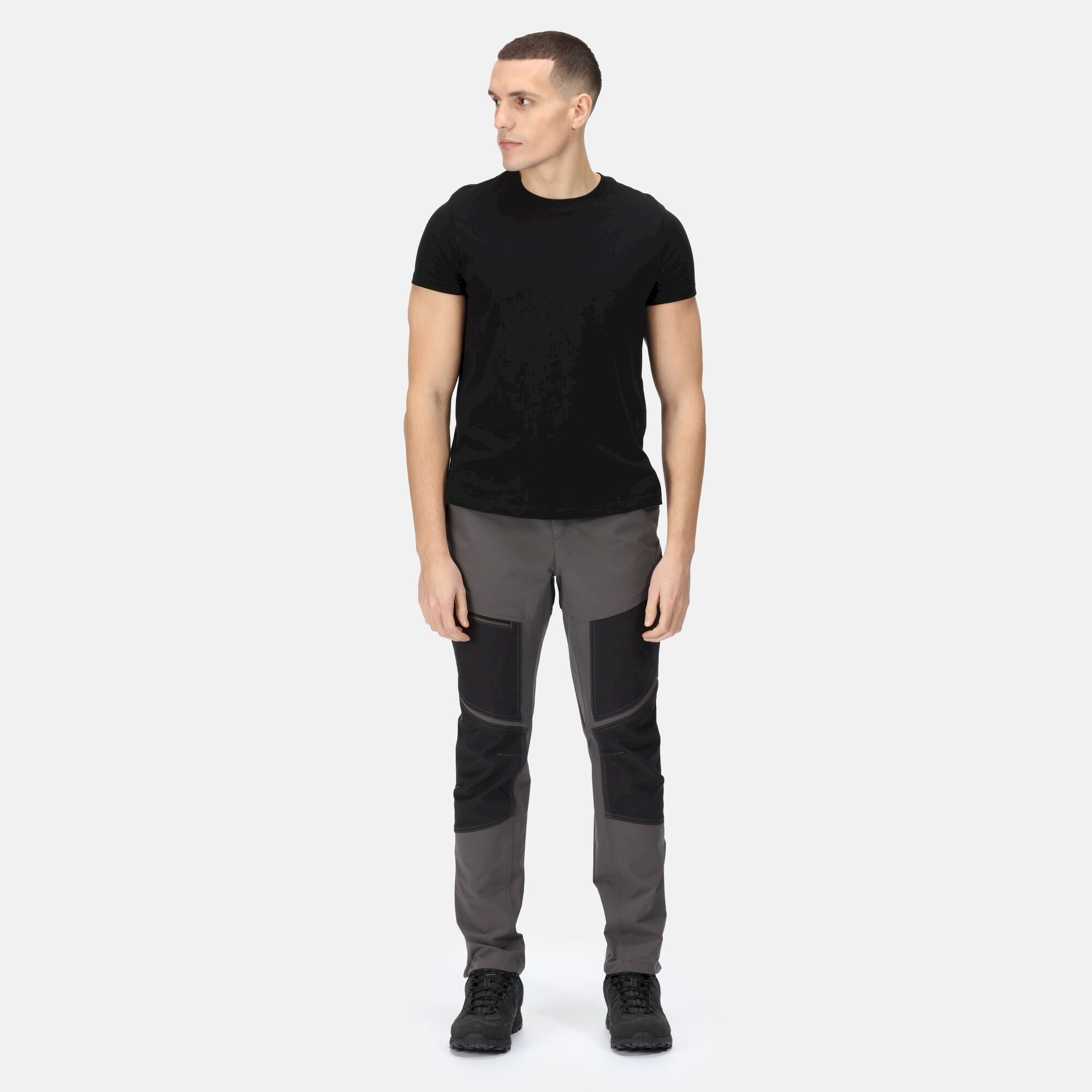 Men's Questra IV Stretch Trousers | Dark Grey/Black