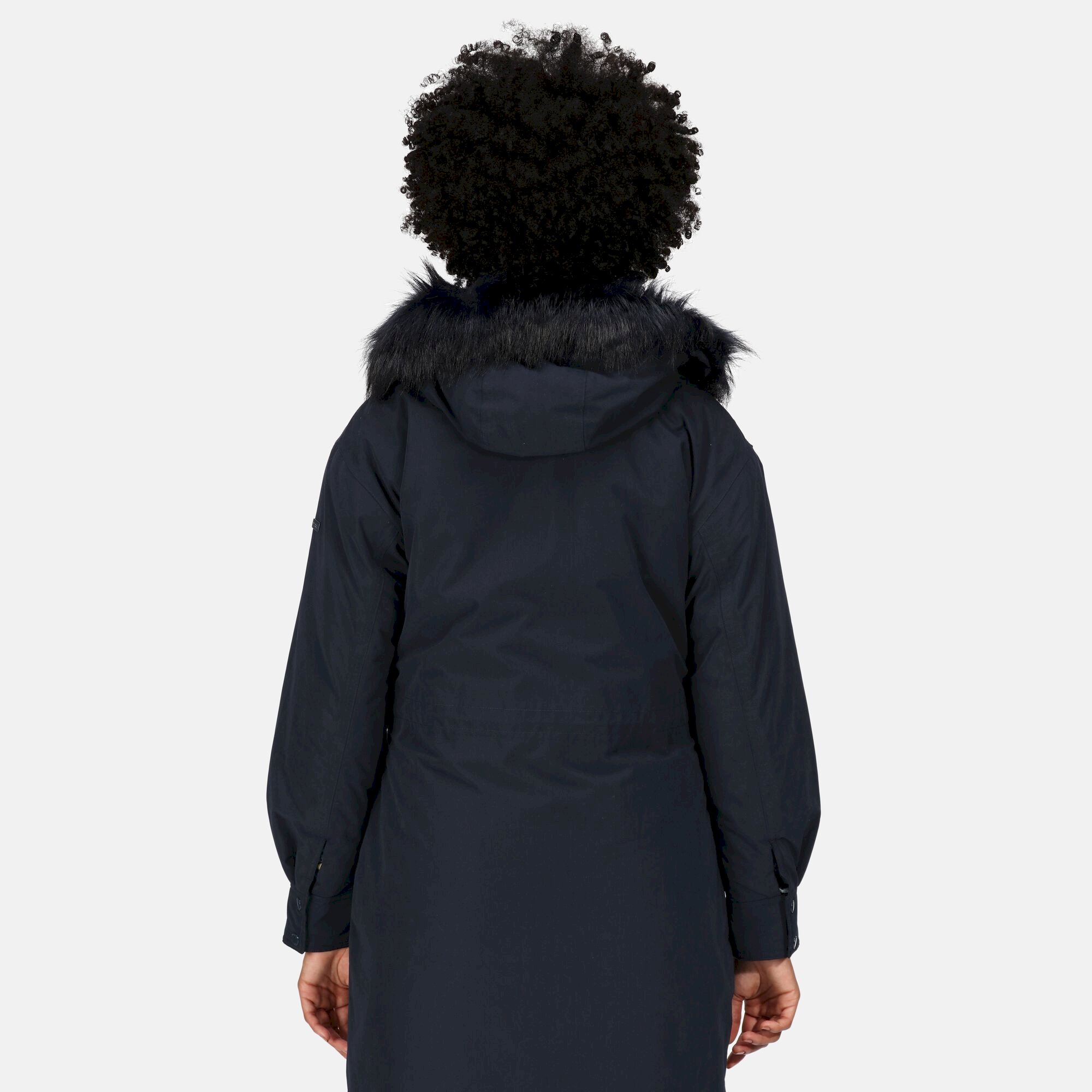 Women's Shiloh Fur Trim Parka Jacket | Navy