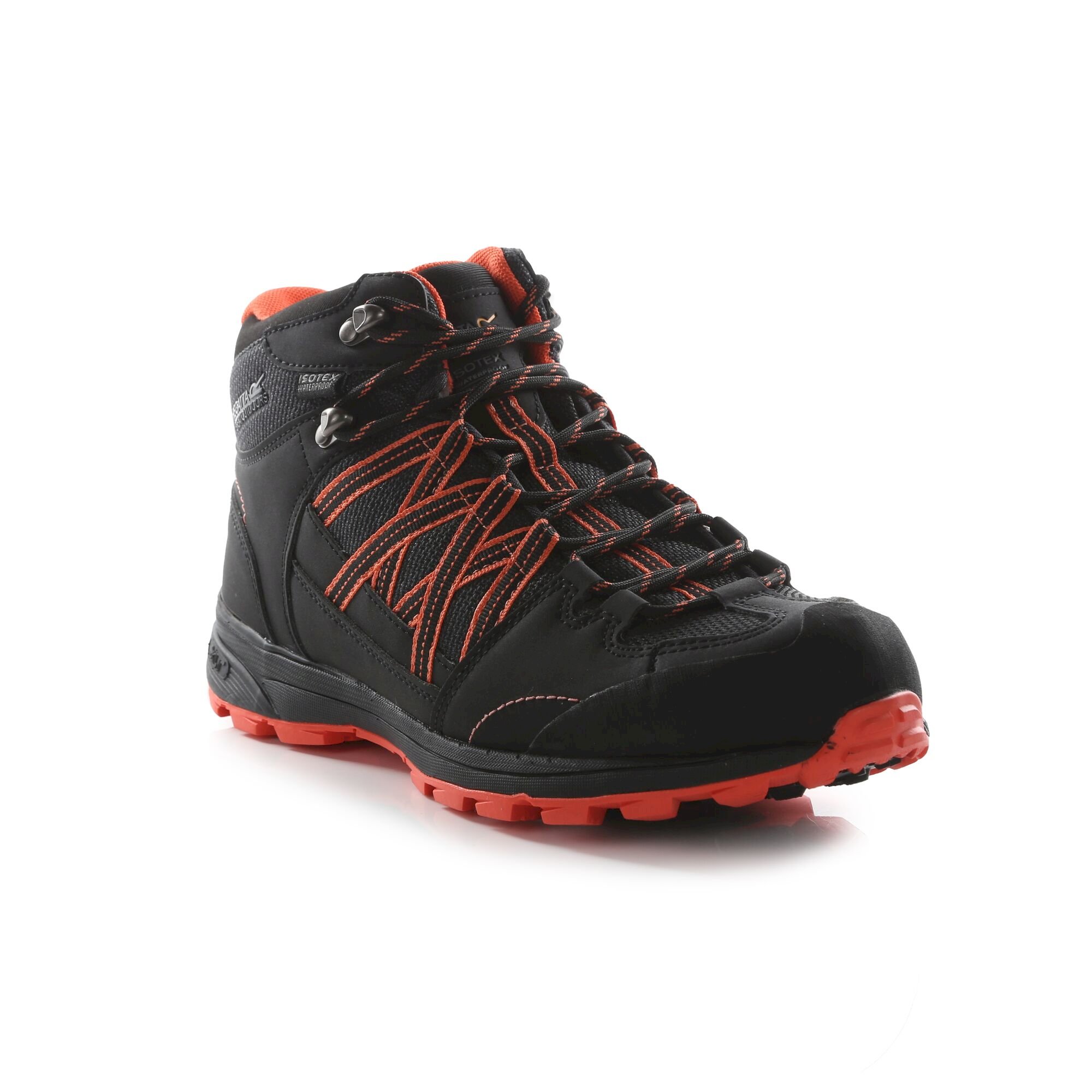 Women's Samaris II Waterproof Mid Walking Boots | Black Neon Peach