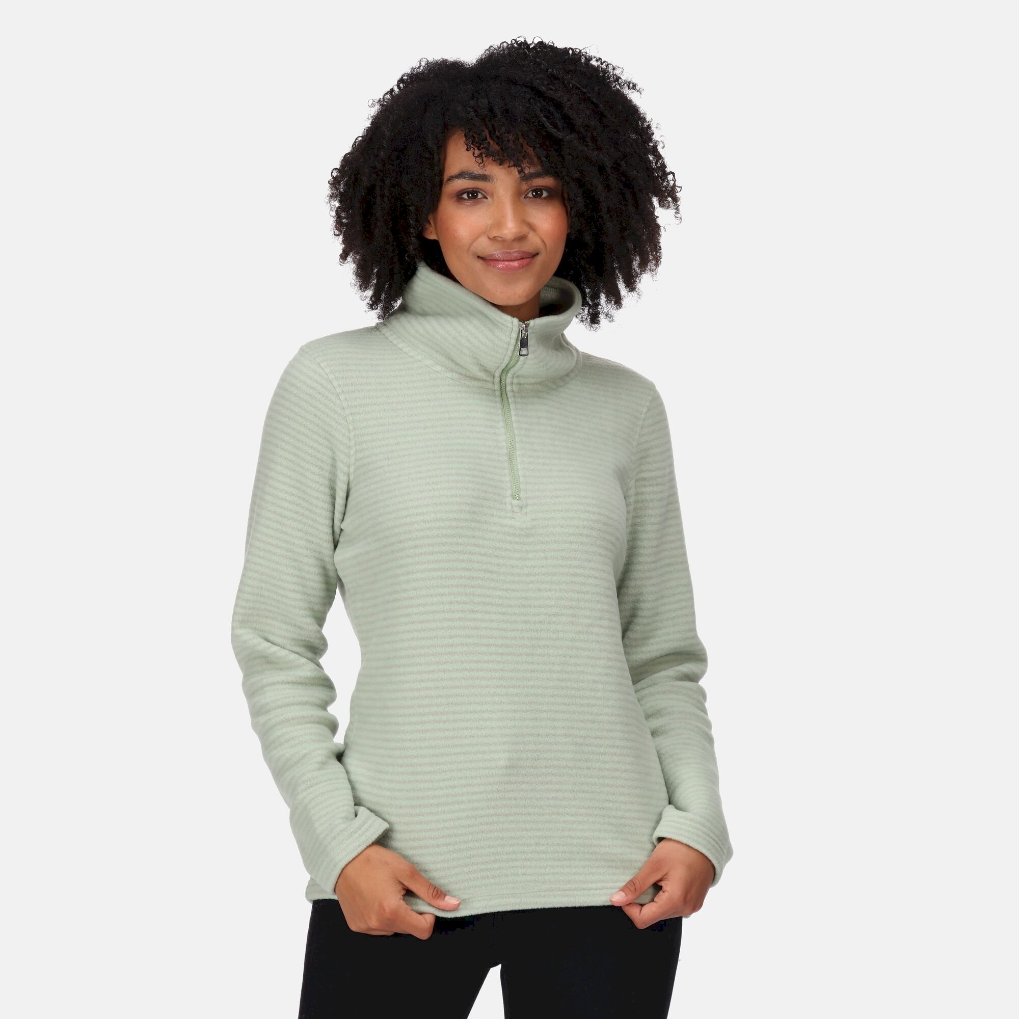 Women's Solenne Half Zip Fleece | Basil