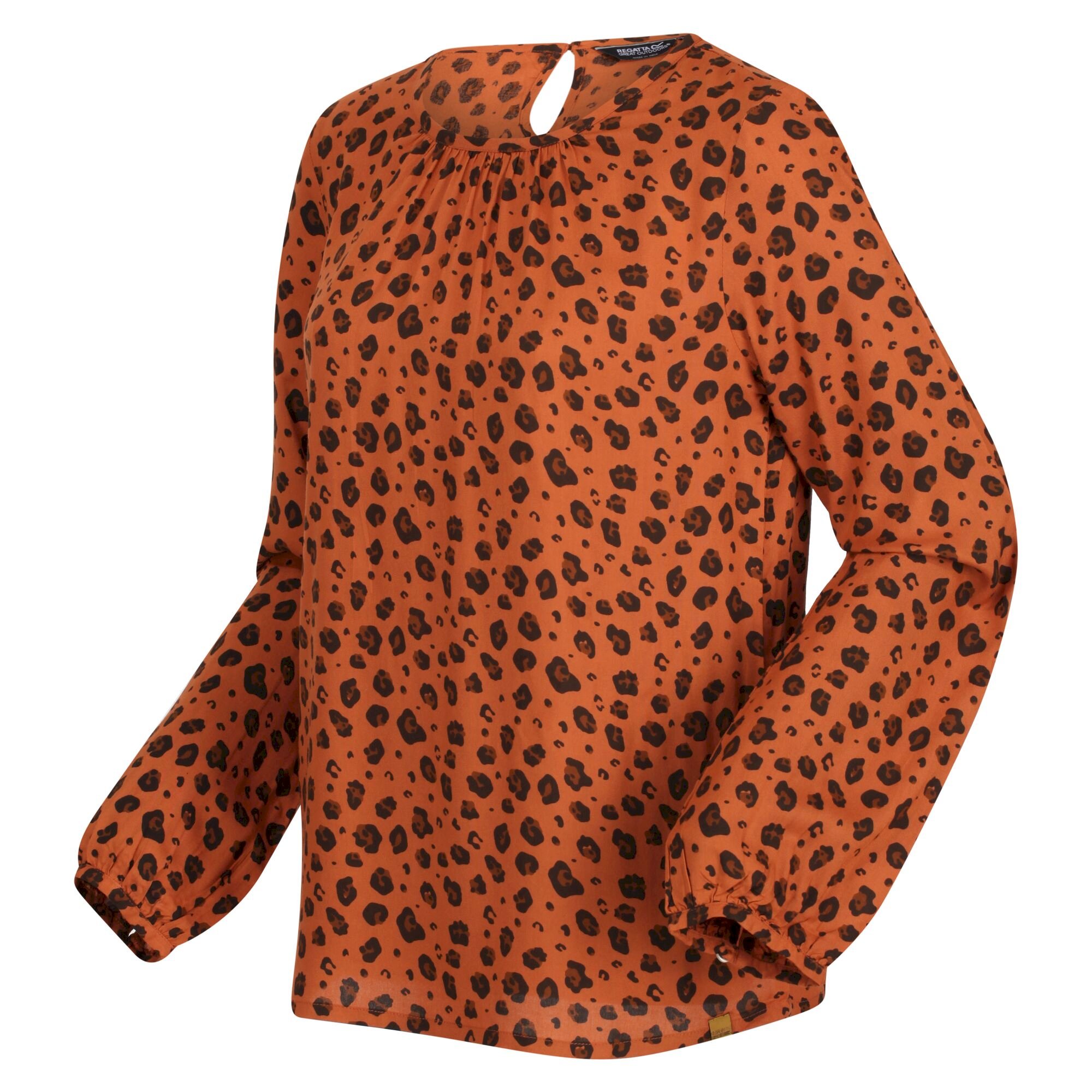 Women's Hadria Printed Blouse | Copper Almond Animal