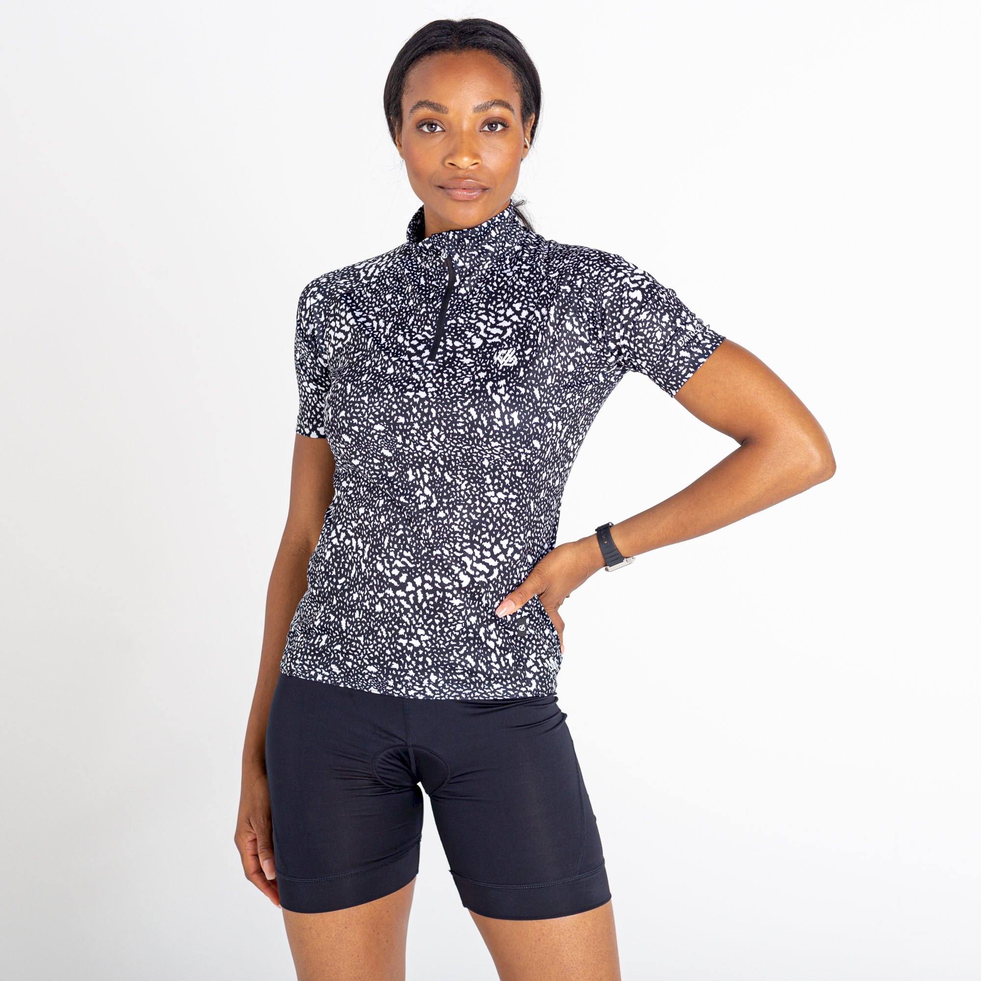 Dare 2b - Women's Persist Lightweight Jersey | Black White Dot Print