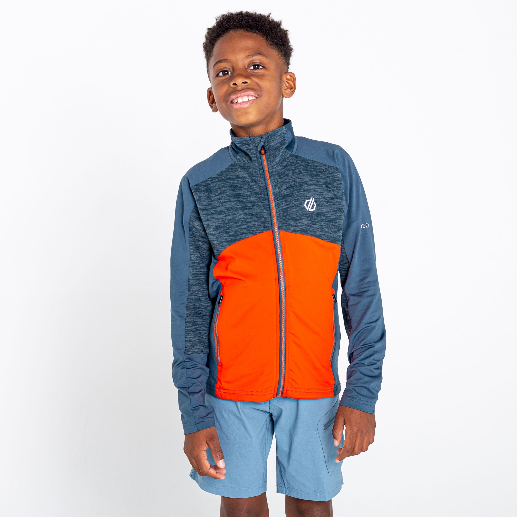 Dare 2b - Kids' Exception Recycled Core Stretch Midlayer | Orion Grey