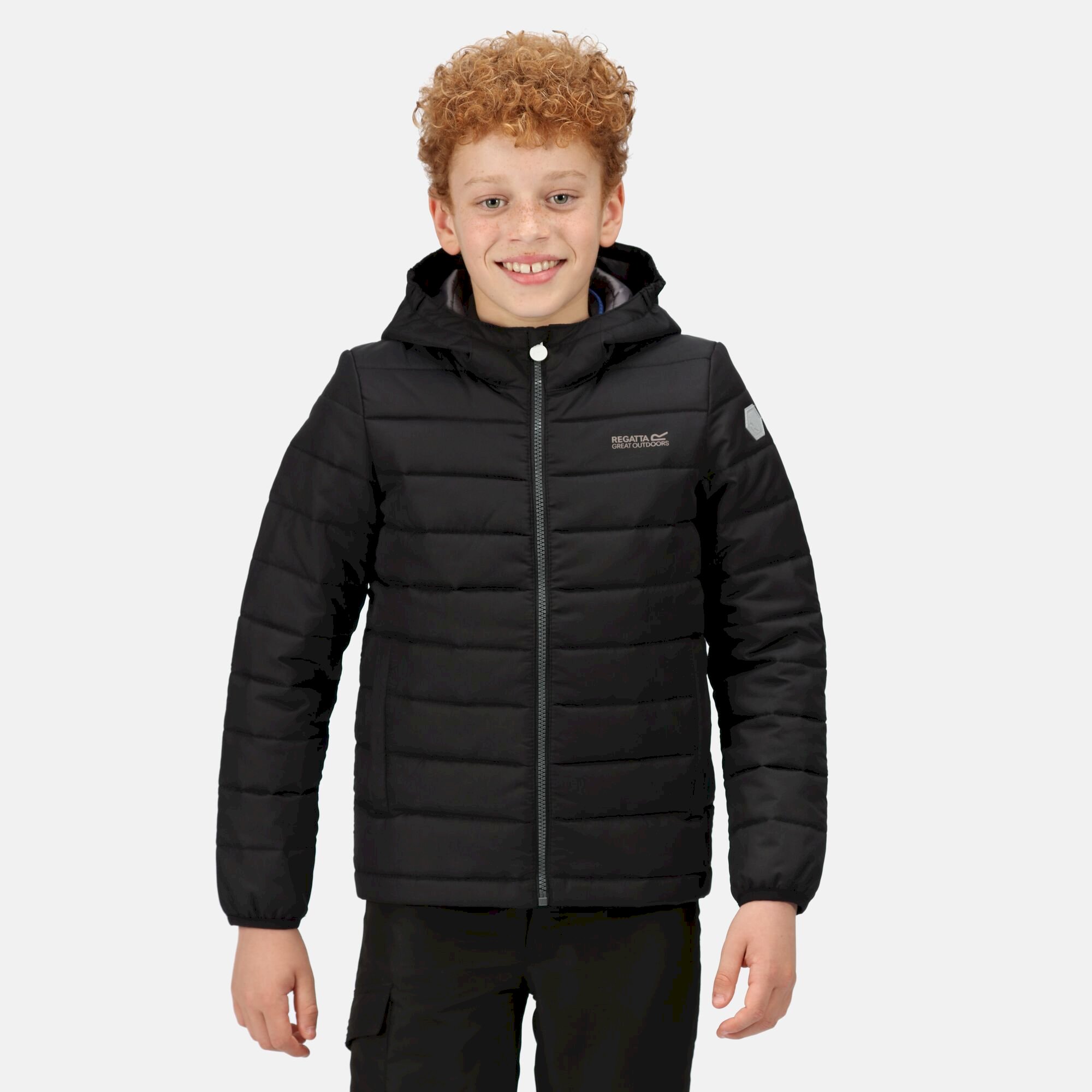 Kids' Helfa Insulated Hooded Jacket | Black