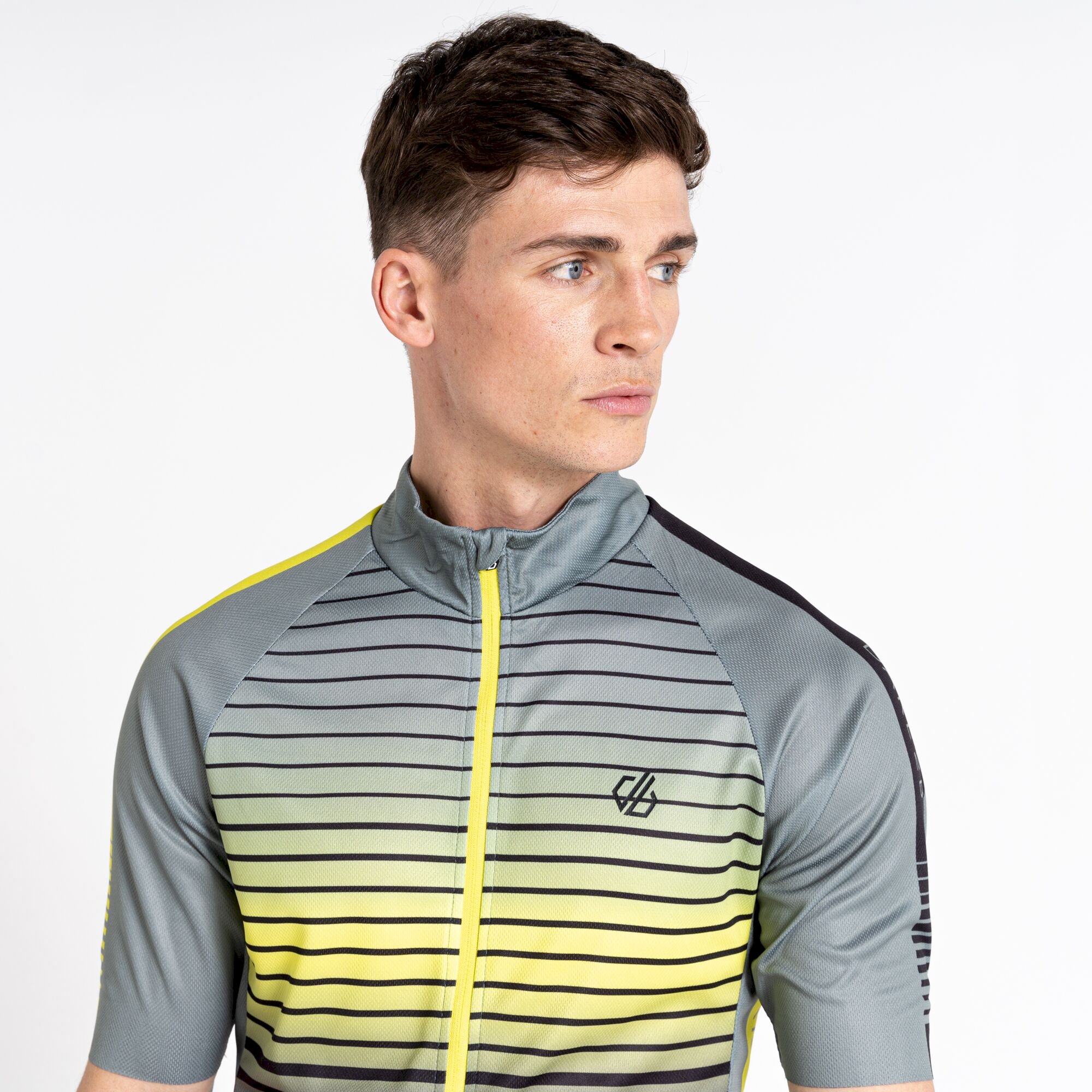 Dare 2b - Men's AEP Virtuous Cycling Jersey | Agave Green Underlined Print